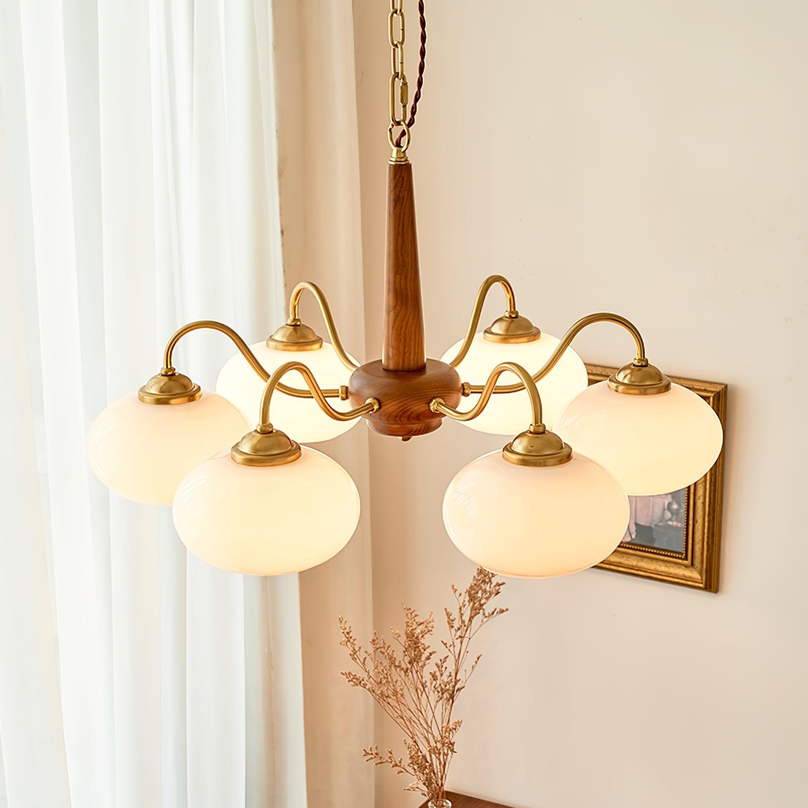 Persimmon Chandelier - Blowlighting