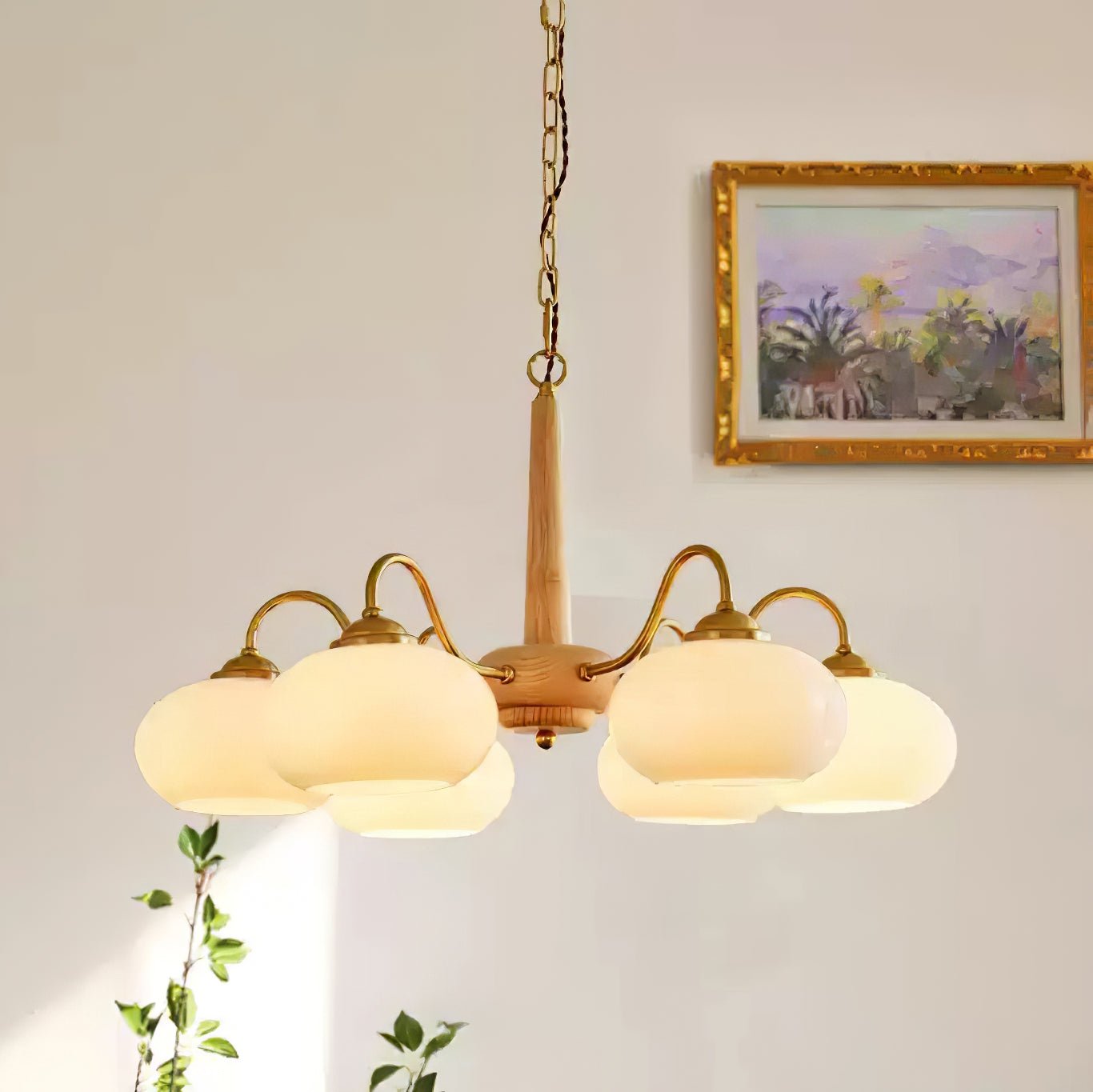 Persimmon Chandelier - Blowlighting
