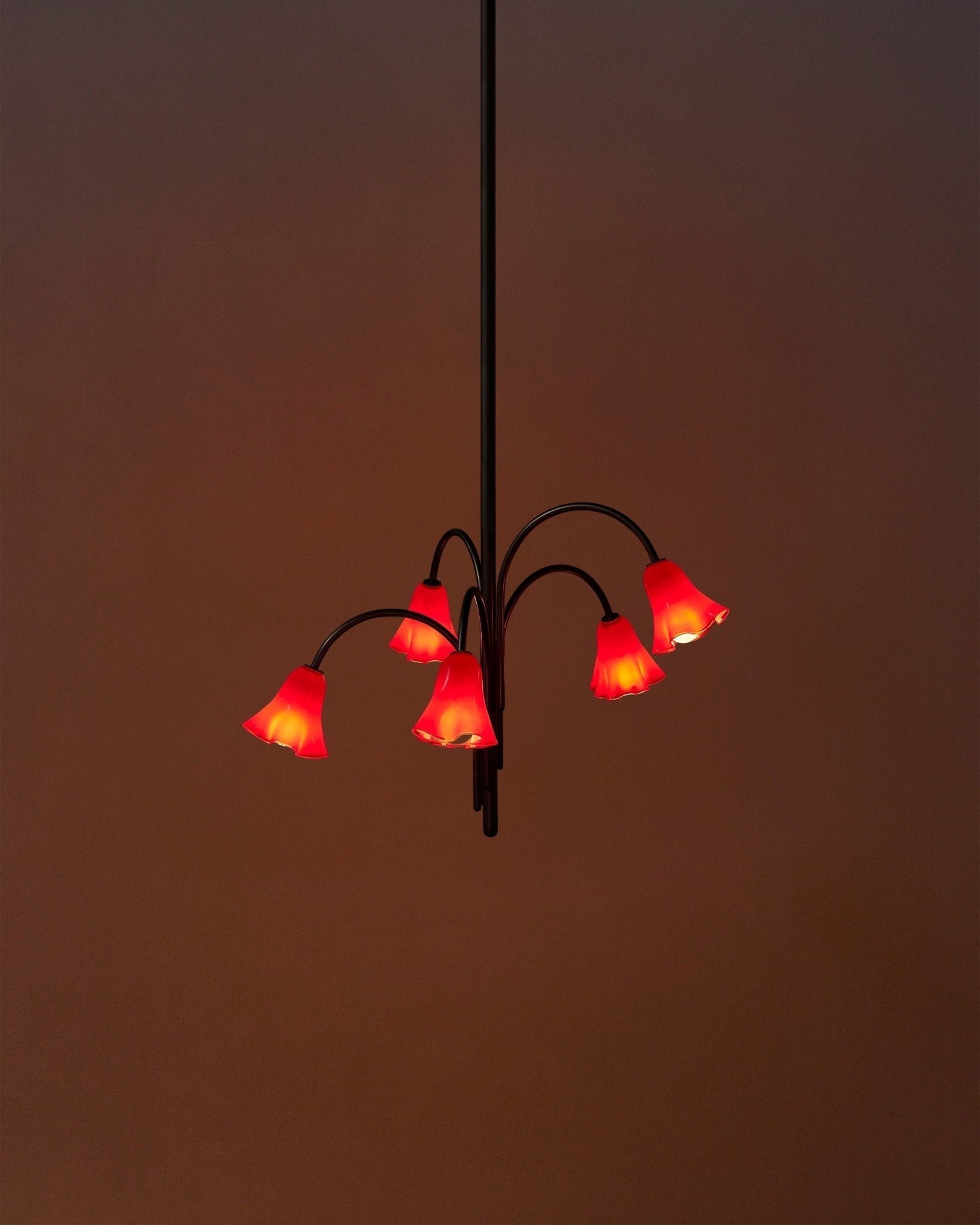 Aurora Chandelier Blossom Petal Glass Arms - Neutralighting