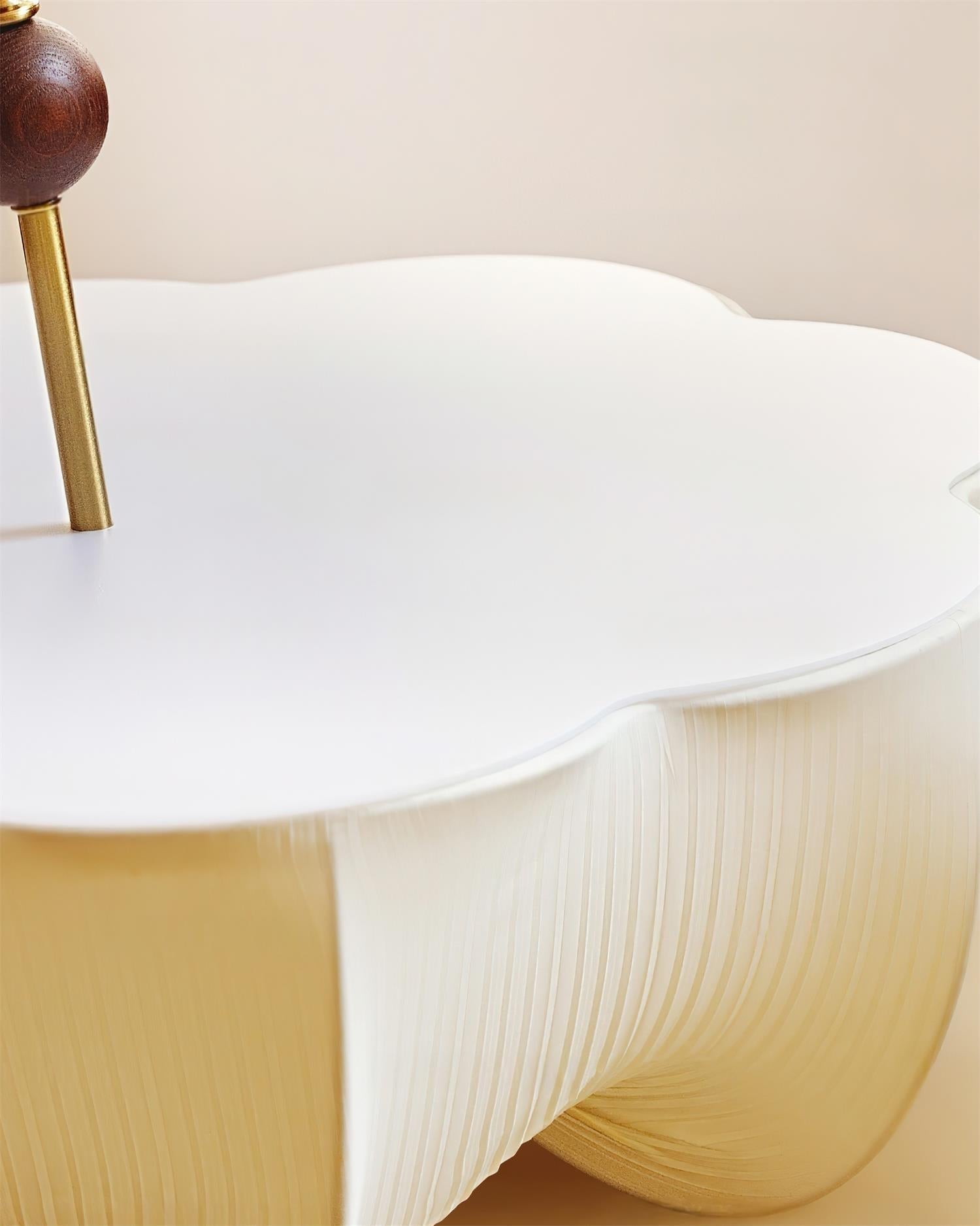 Petalia Moderne Minimalistische Deckenleuchte aus Holz-Letslighting