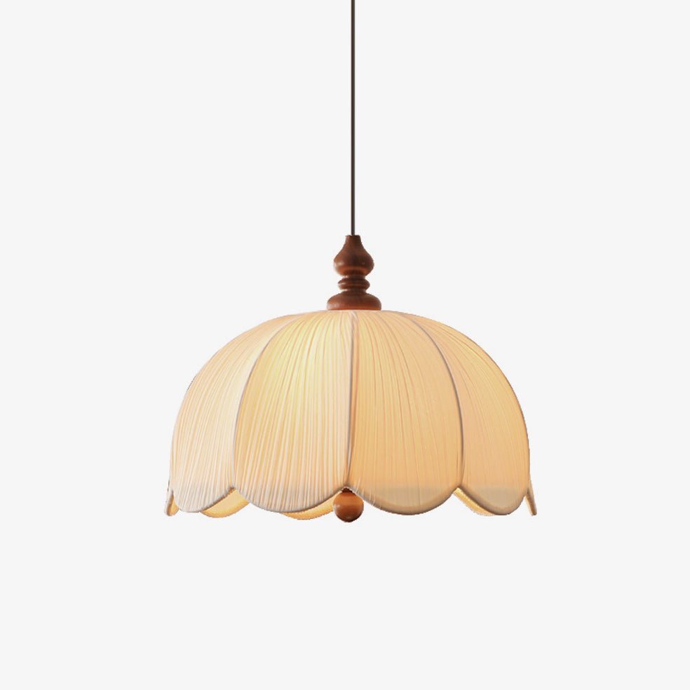 Imiraril Pendelleuchte aus Tropischem Stoff-Letslighting