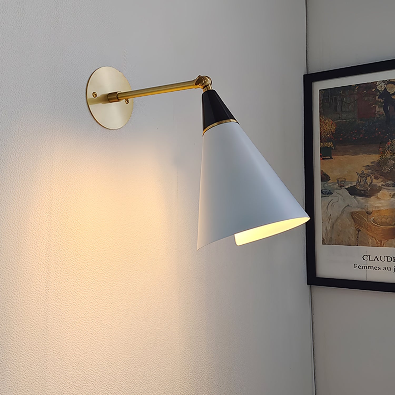 Cevare Messing Glas Luxus Geometrisch Wandleuchte-Letslighting