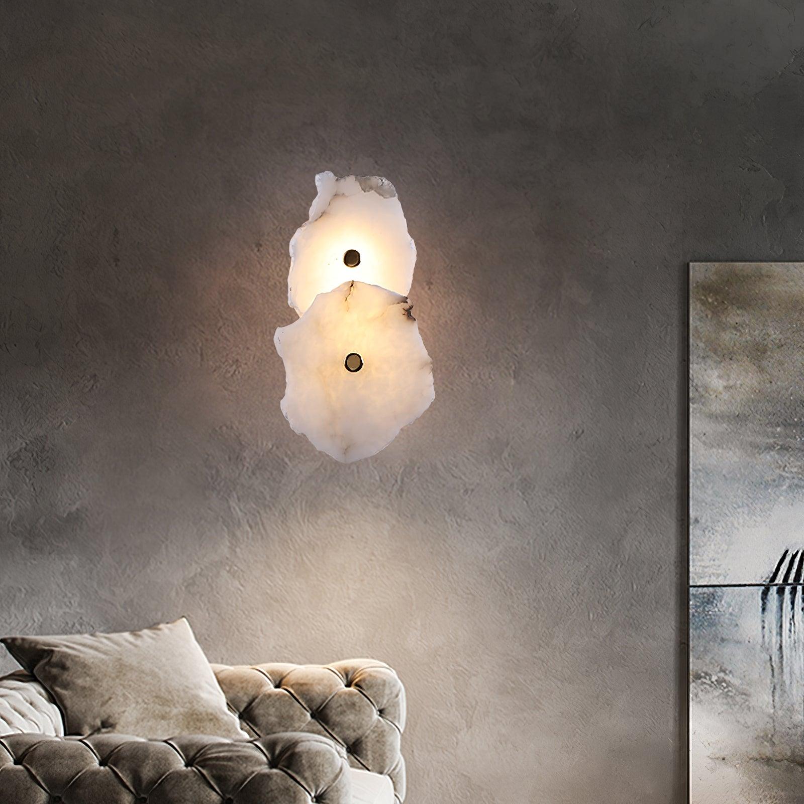 Alaeila Floral Cluster Alabaster Wall Light - Blowlighting