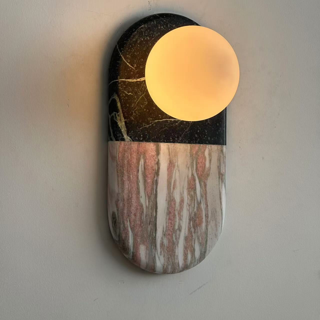 Alvynan Modern Minimalist Marble Sconce Wall Lamp - Letslighting