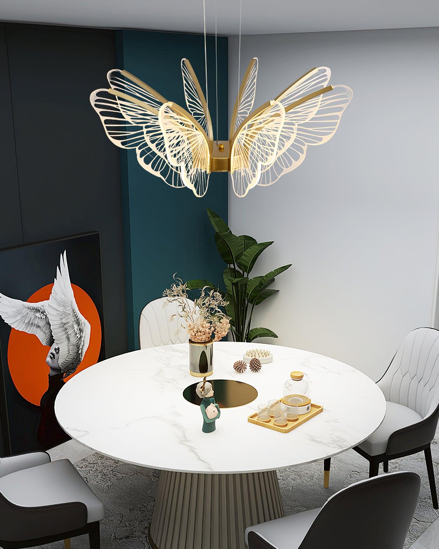 Lustra Kronleuchter Schmetterlingsflügel Kristall-Letslighting