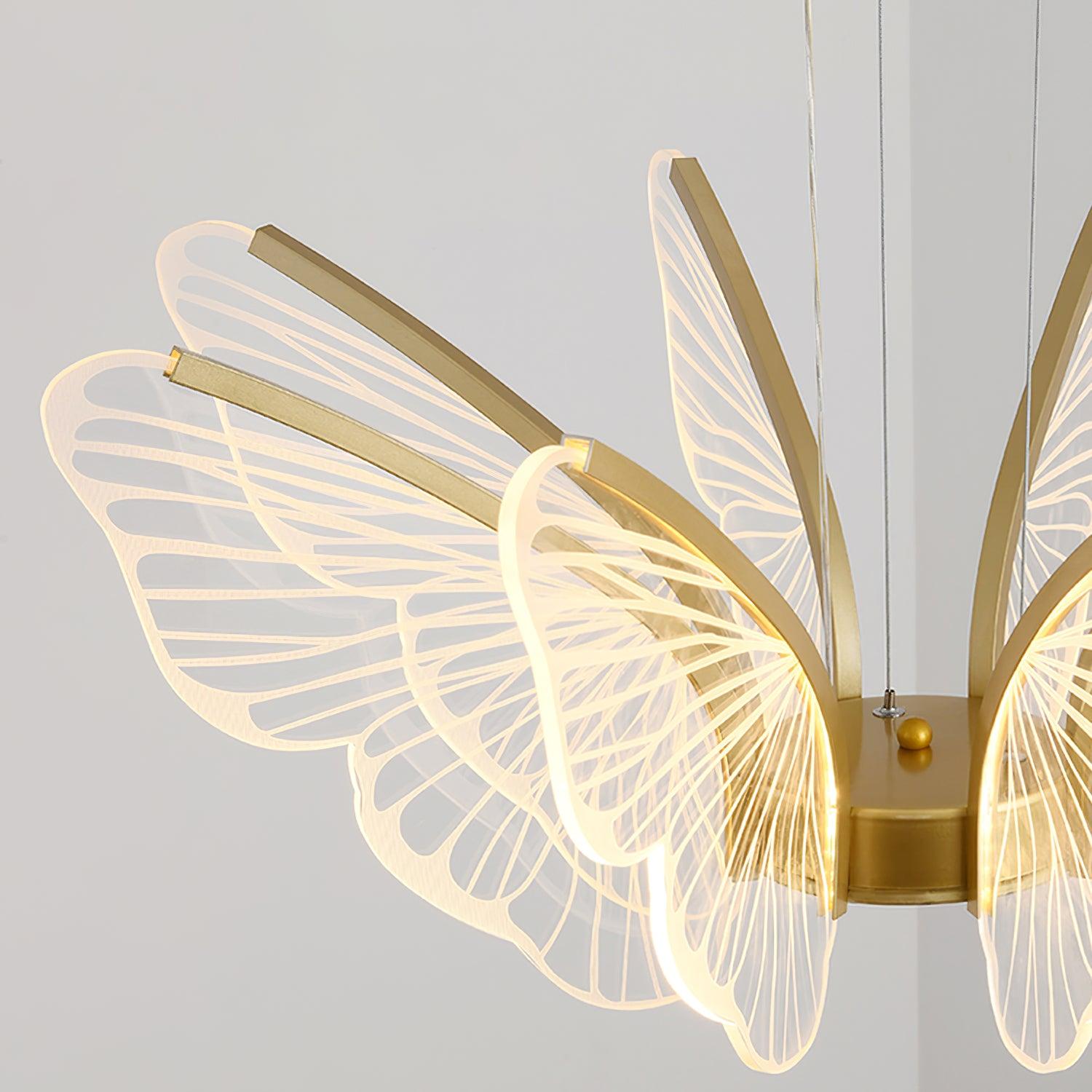 Lustra Kronleuchter Schmetterlingsflügel Kristall-Letslighting