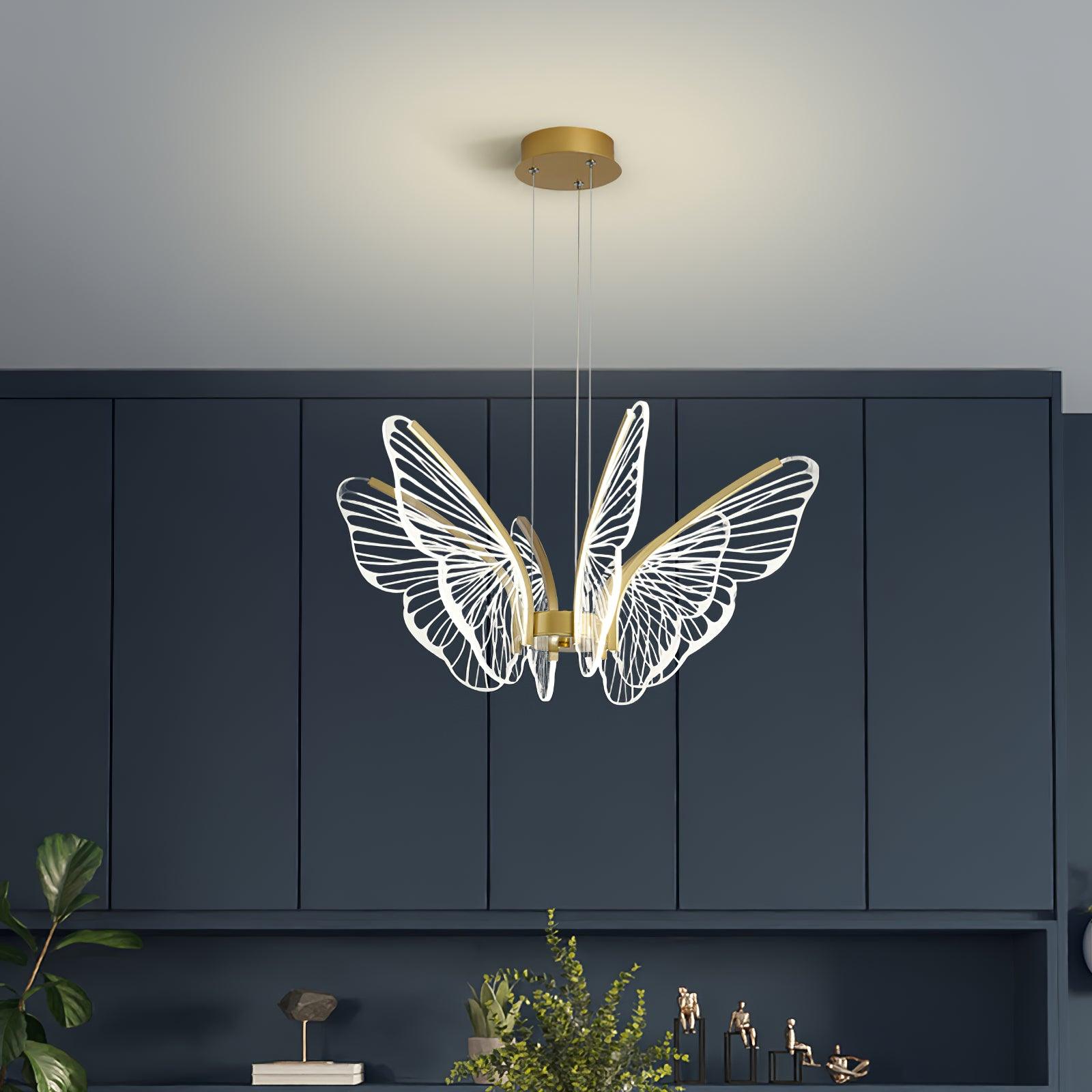 Lustra Kronleuchter Schmetterlingsflügel Kristall-Letslighting
