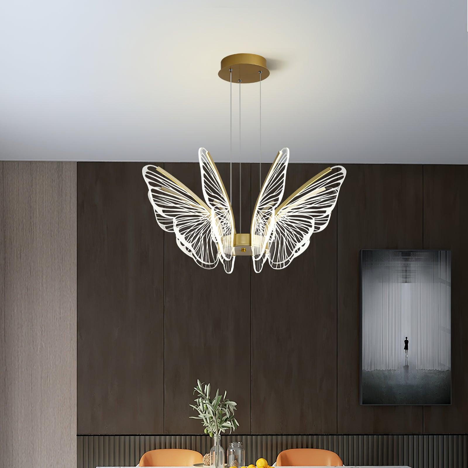 Lustra Kronleuchter Schmetterlingsflügel Kristall-Letslighting