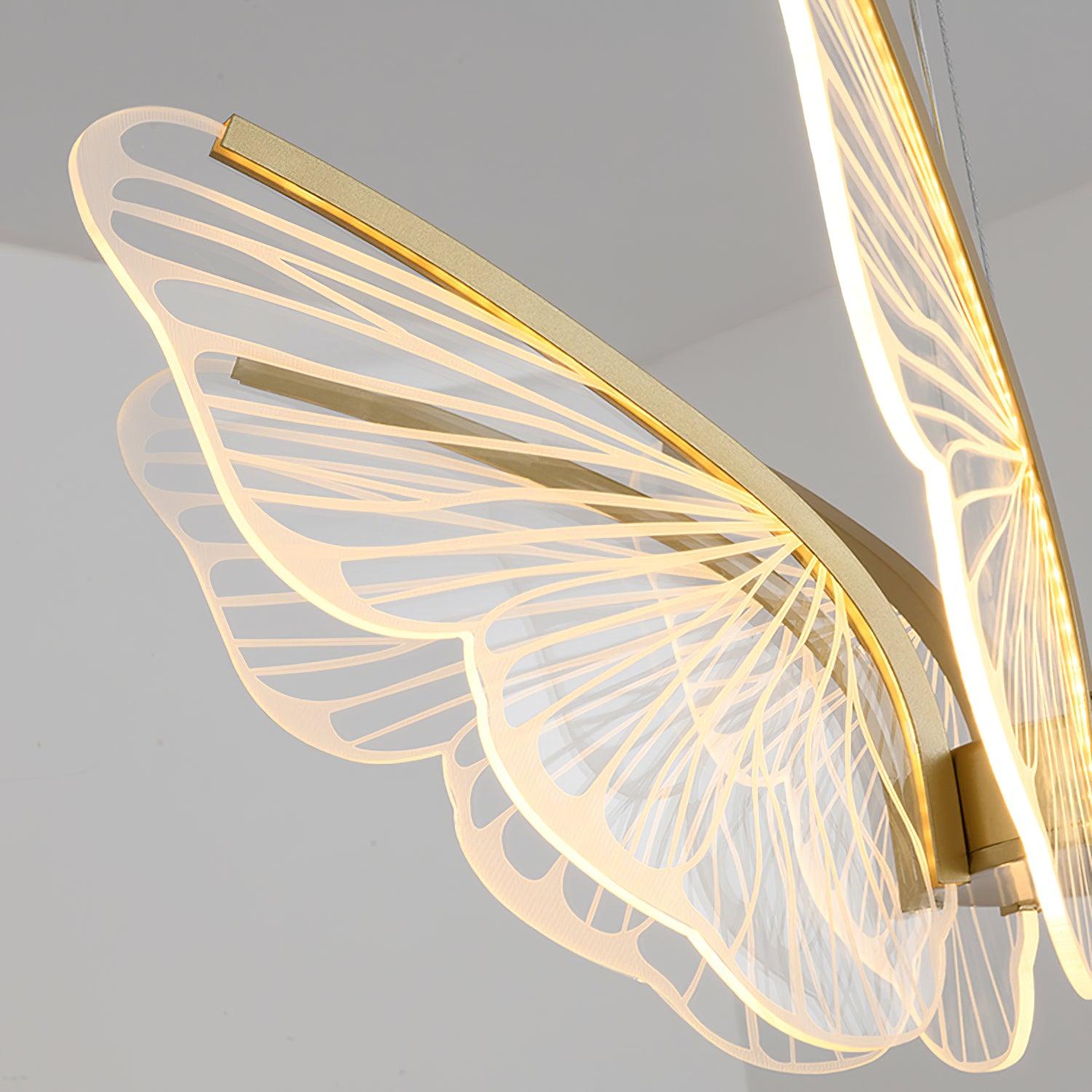 Lustra Kronleuchter Schmetterlingsflügel Kristall-Letslighting