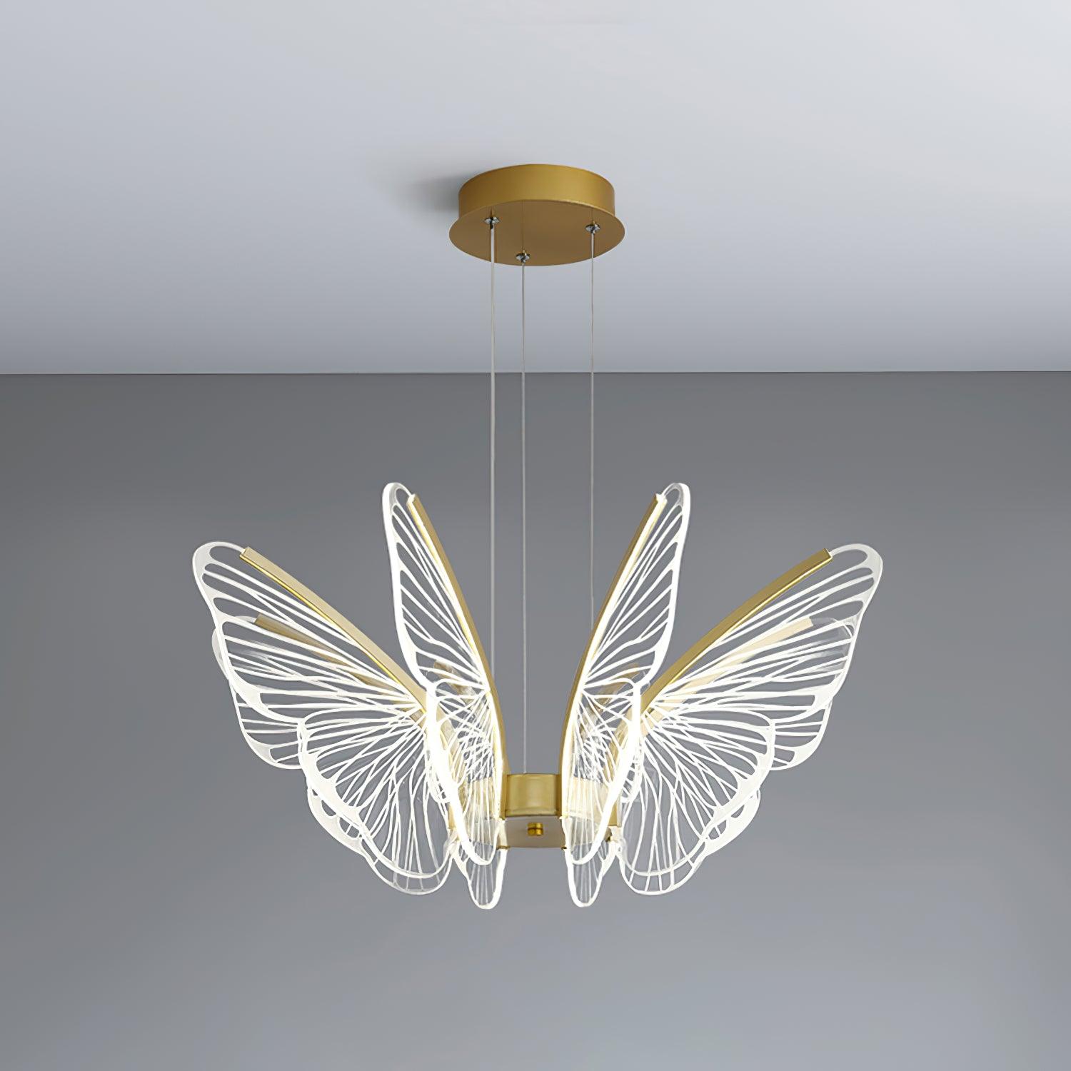 Lustra Kronleuchter Schmetterlingsflügel Kristall-Letslighting