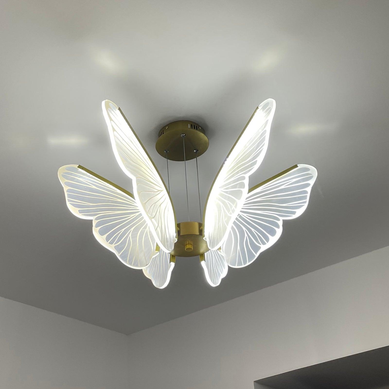 Lustra Kronleuchter Schmetterlingsflügel Kristall-Letslighting