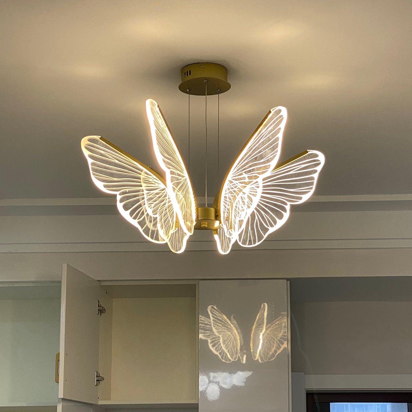 Lustra Kronleuchter Schmetterlingsflügel Kristall-Letslighting