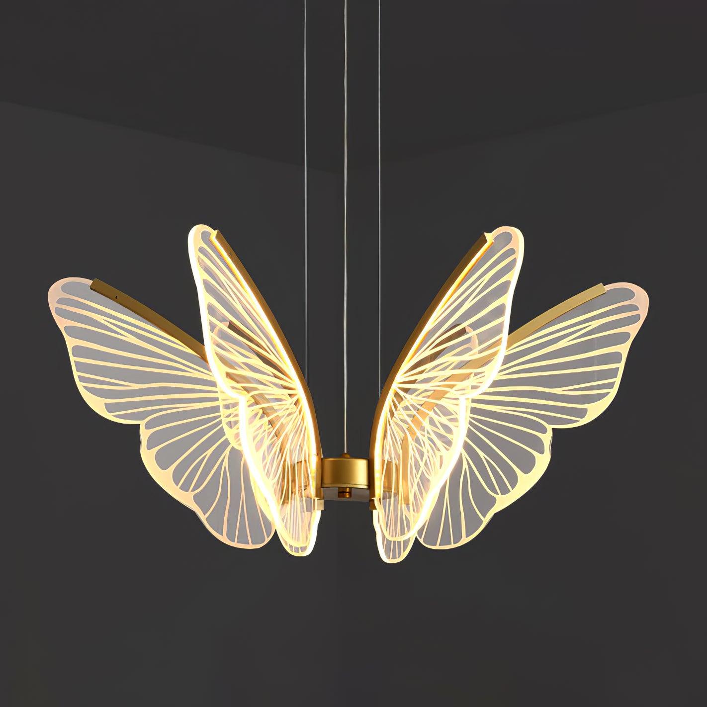 Lustra Kronleuchter Schmetterlingsflügel Kristall-Letslighting