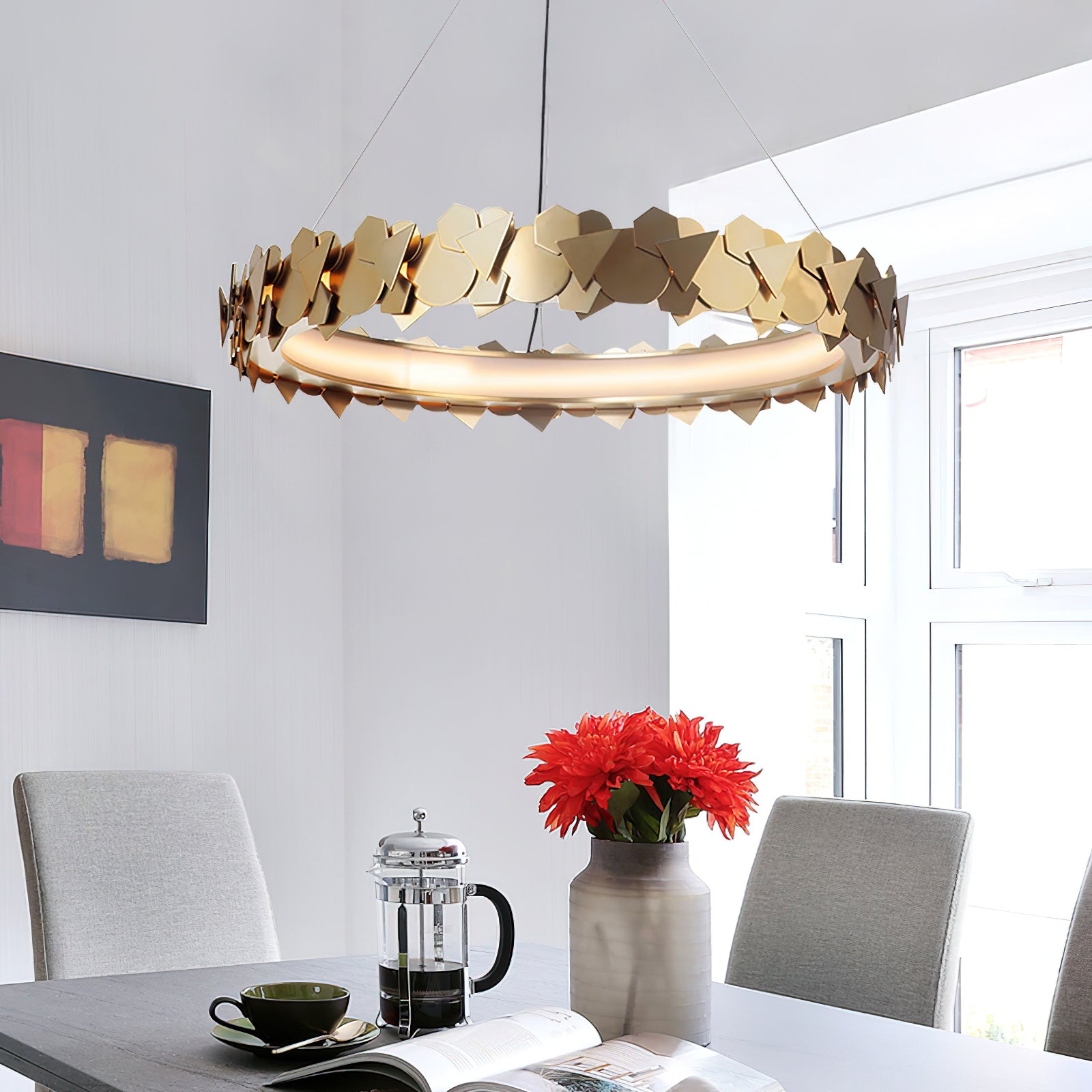 Philomenos Eleganter Gold Kronleuchter-Letslighting