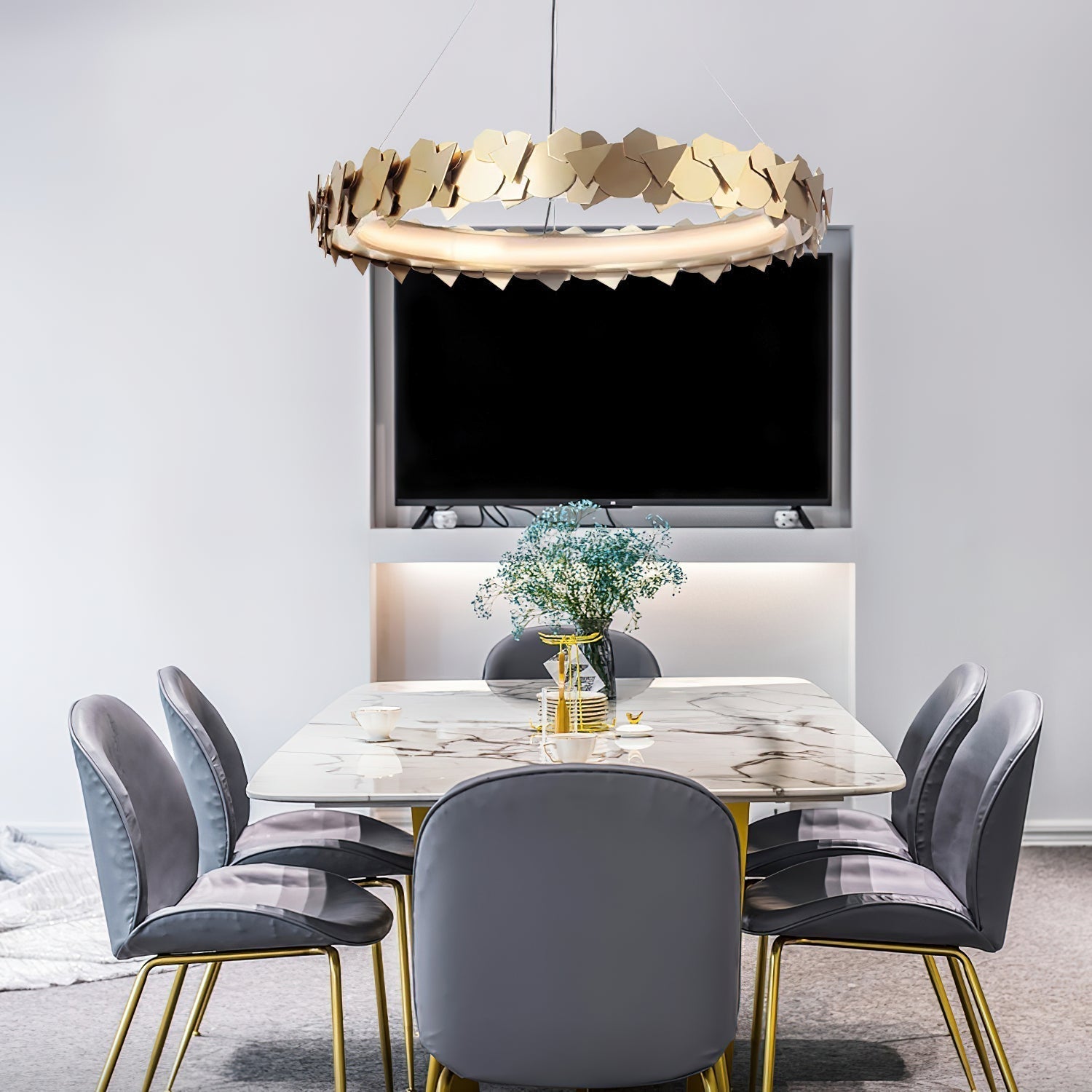 Philomenos Eleganter Gold Kronleuchter-Letslighting