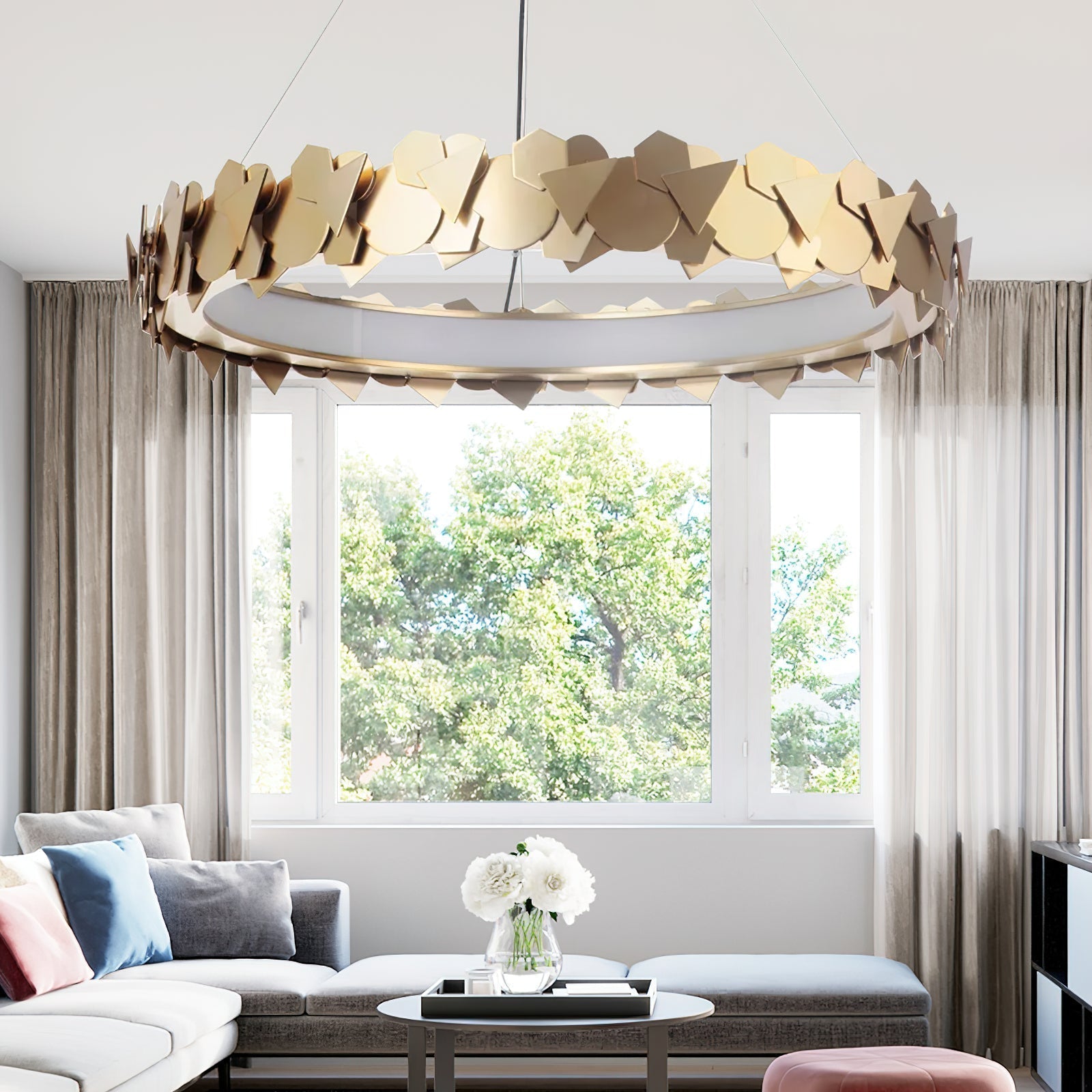 Philomenos Eleganter Gold Kronleuchter-Letslighting