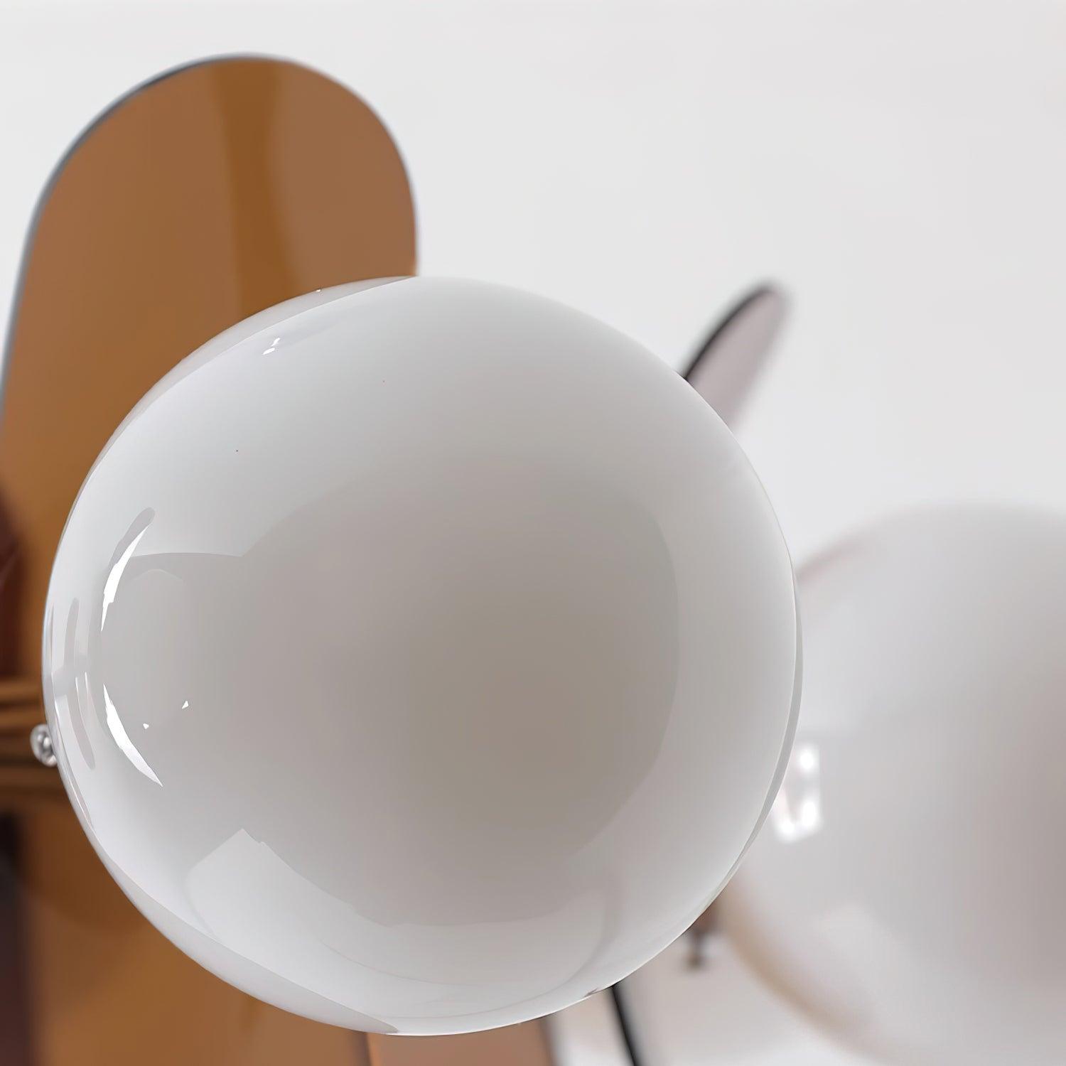 Ulano Kronleuchter in Braun und Orange