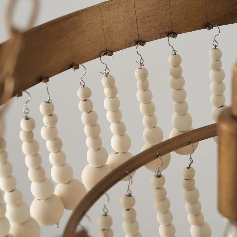 Avrinir Postmoderner Luxus Großer Holz-Kronleuchter-Letslighting