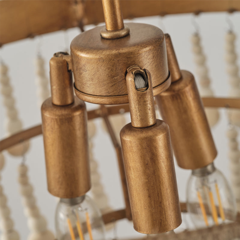 Avrinir Postmoderner Luxus Großer Holz-Kronleuchter-Letslighting