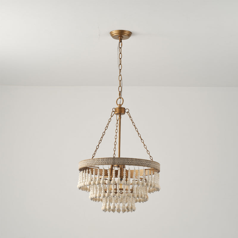 Avrinir Postmoderner Luxus Großer Holz-Kronleuchter-Letslighting