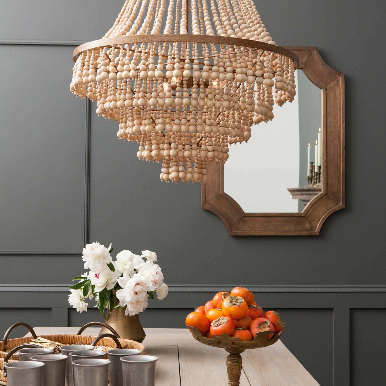 Avrinir Postmoderner Luxus Großer Holz-Kronleuchter-Letslighting