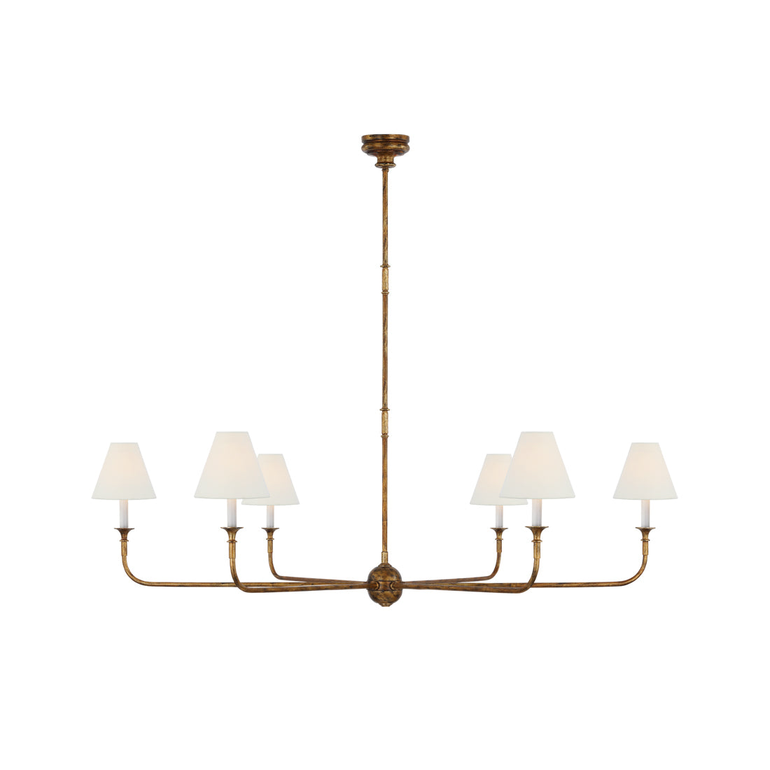 Arthaila Großer Vintage Industrieller Stoff-Kronleuchter-Letslighting