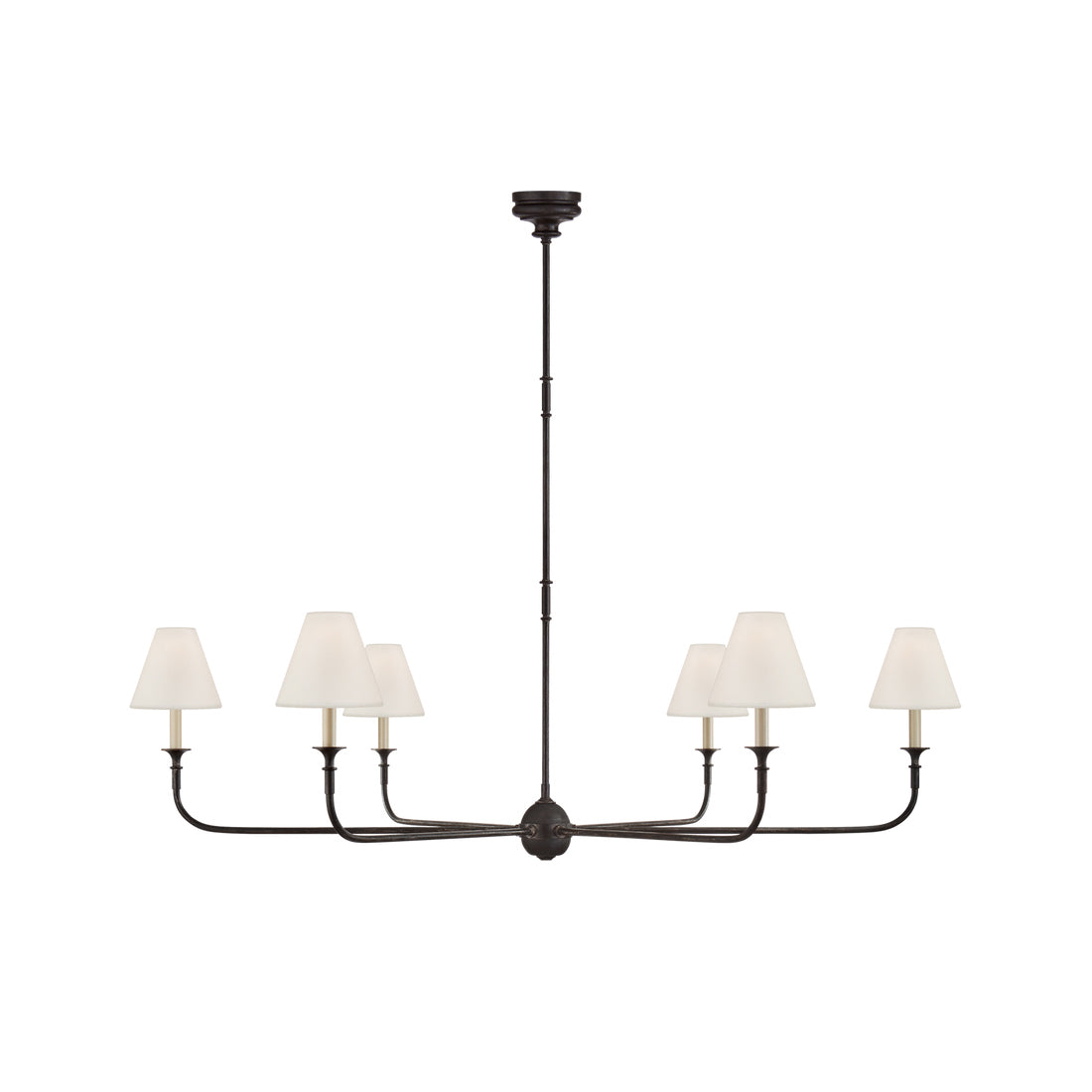 Arthaila Großer Vintage Industrieller Stoff-Kronleuchter-Letslighting