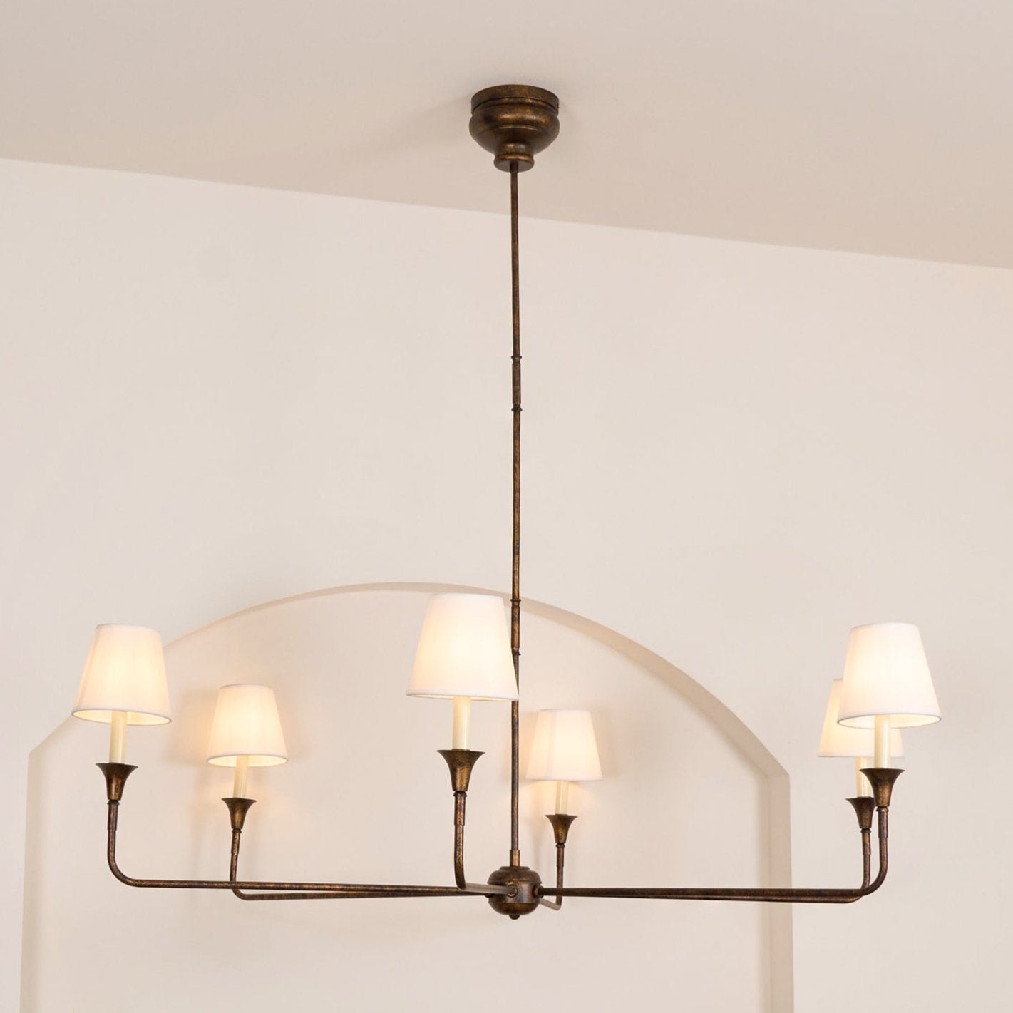 Lustra Pendelleuchte Schwarz Kerzenform Zulaufend-Letslighting