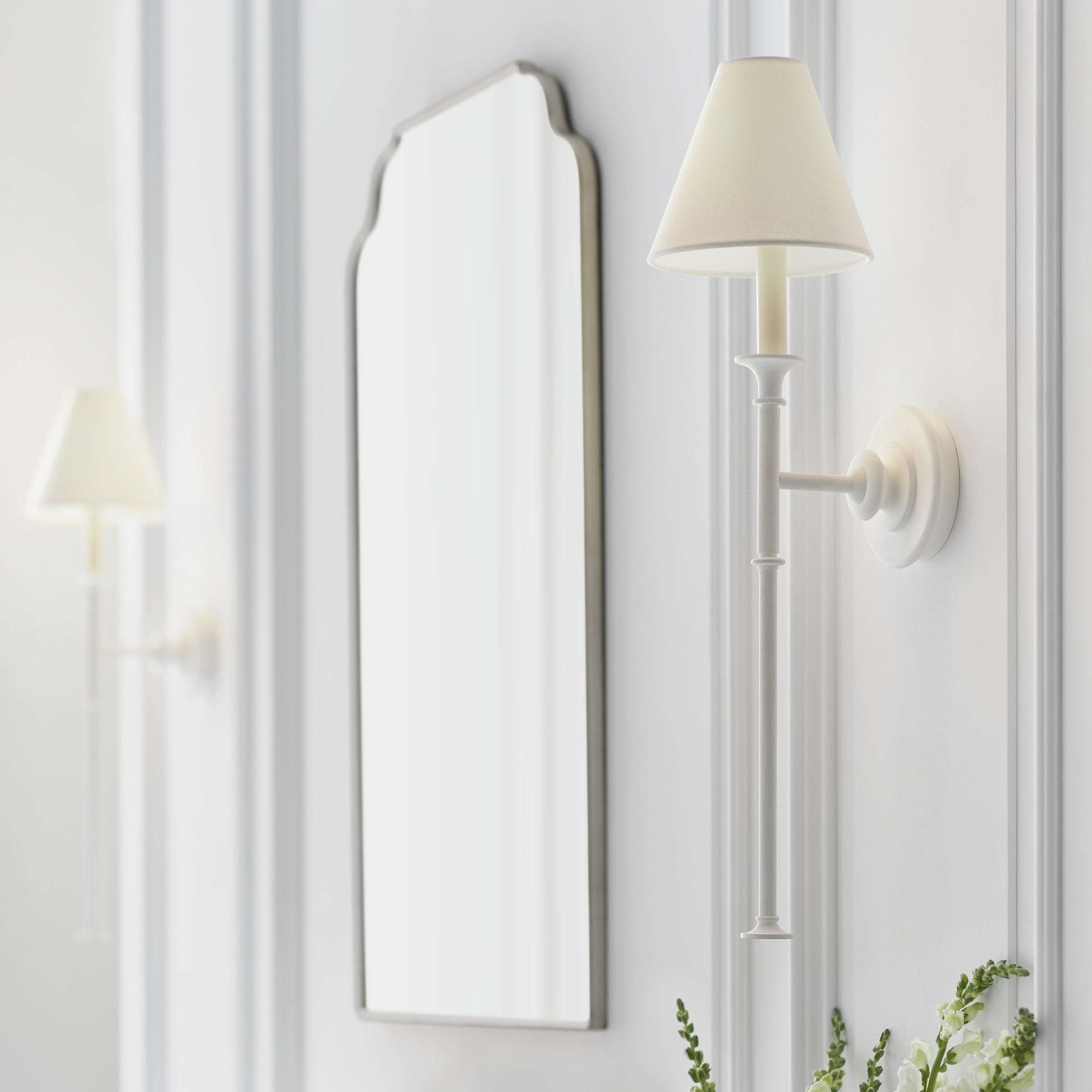 Cygnus Wandleuchte Stoff Minimalistisch Traditionell-Letslighting