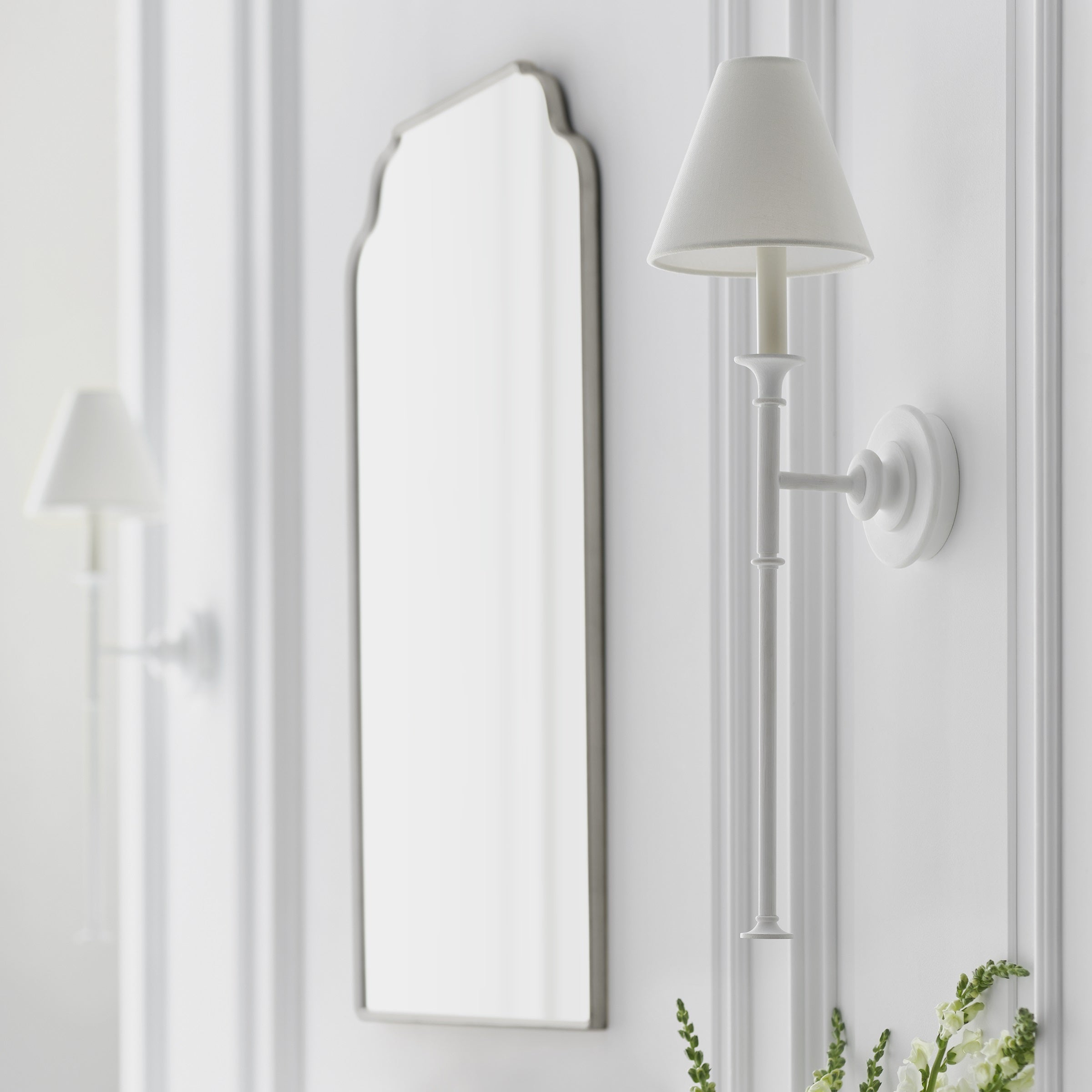 Cygnus Wandleuchte Stoff Minimalistisch Traditionell-Letslighting