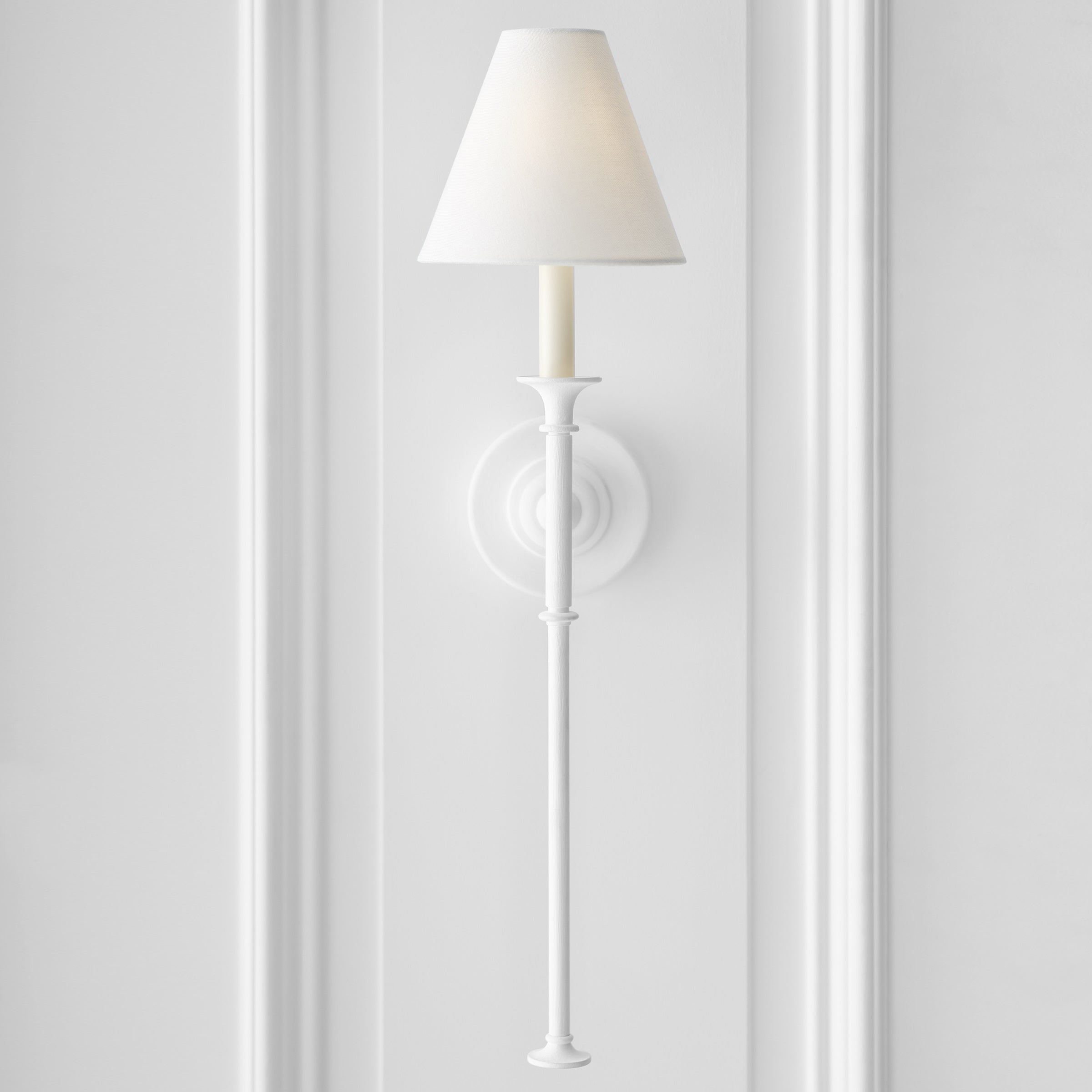 Vivienne Wandleuchte mit Stoffschirm