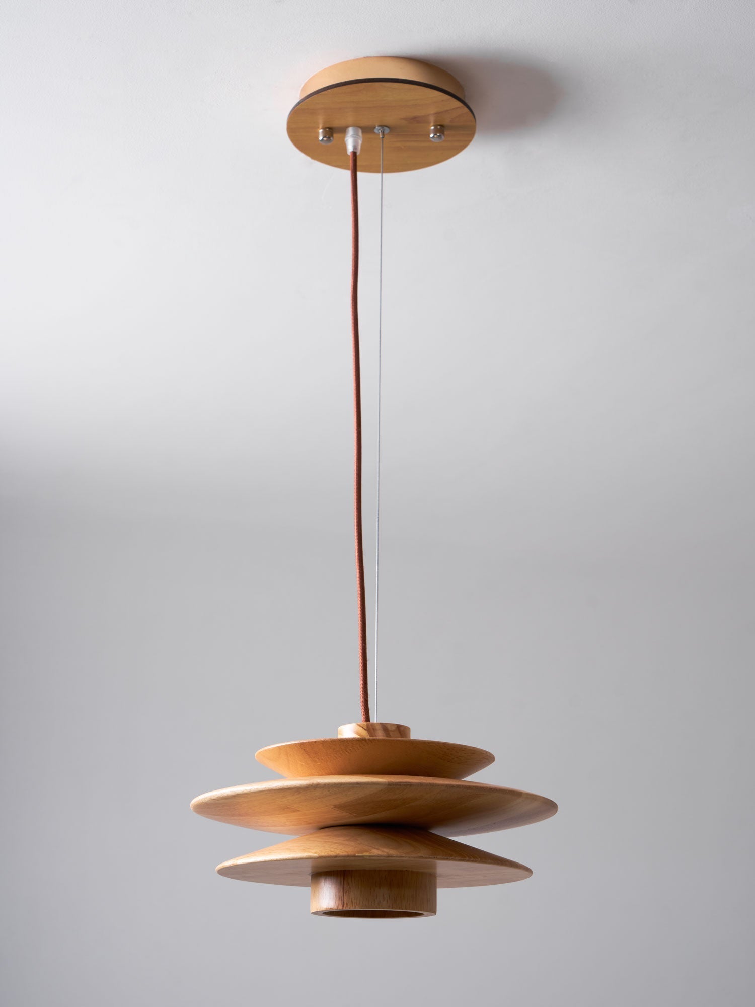 Eldora Holz Retro Pendelleuchte-Letslighting