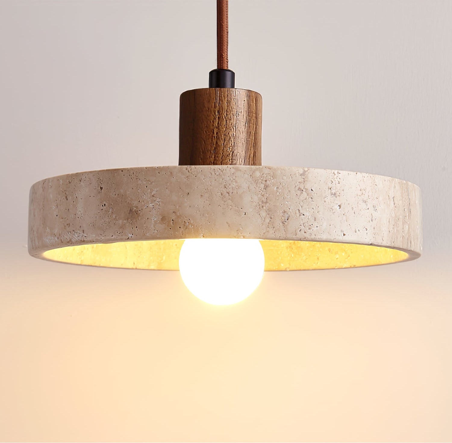 Evvynor Travertine Pendant Light - Neutralighting
