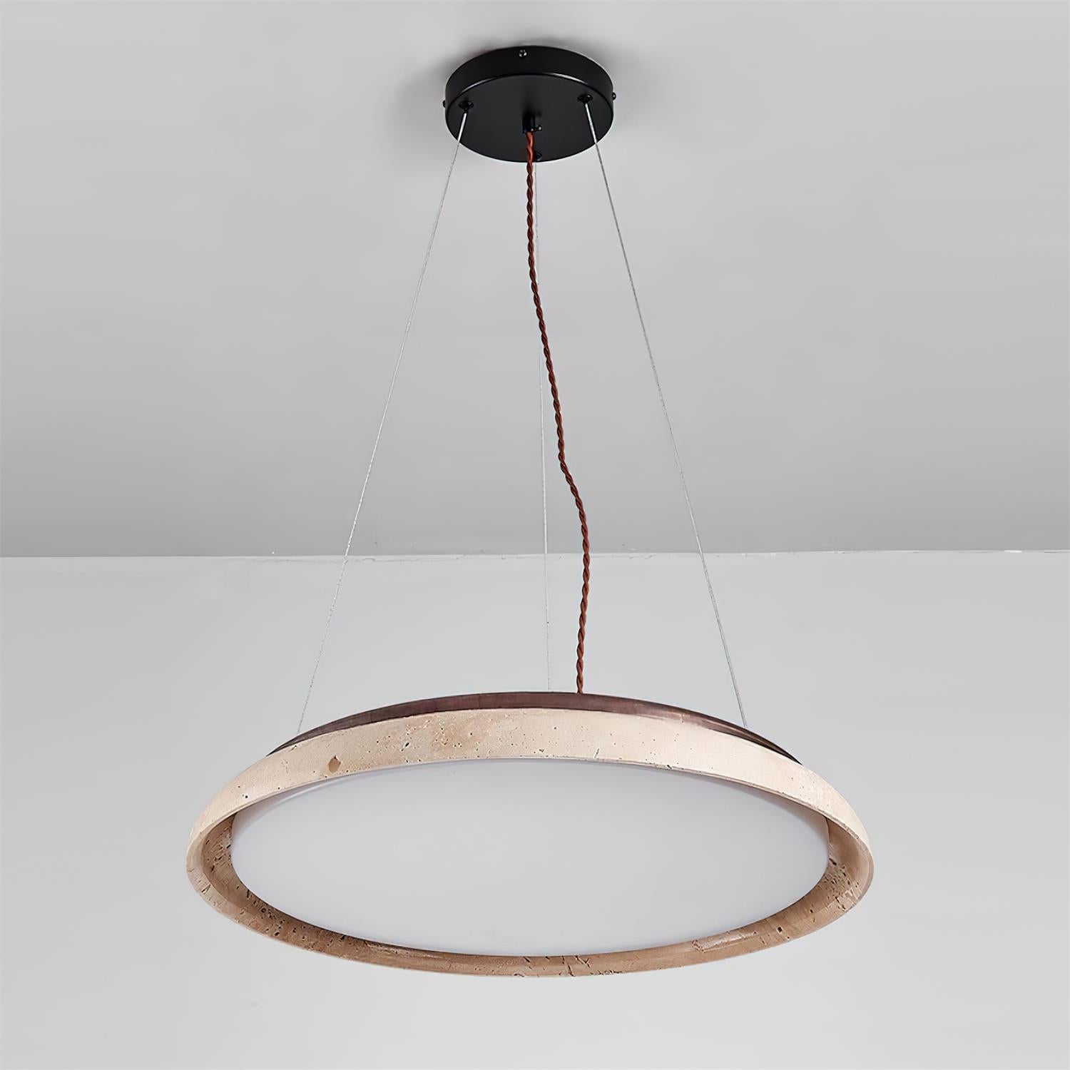 Ritta Piedra Travertine Pendant Light - Letslighting