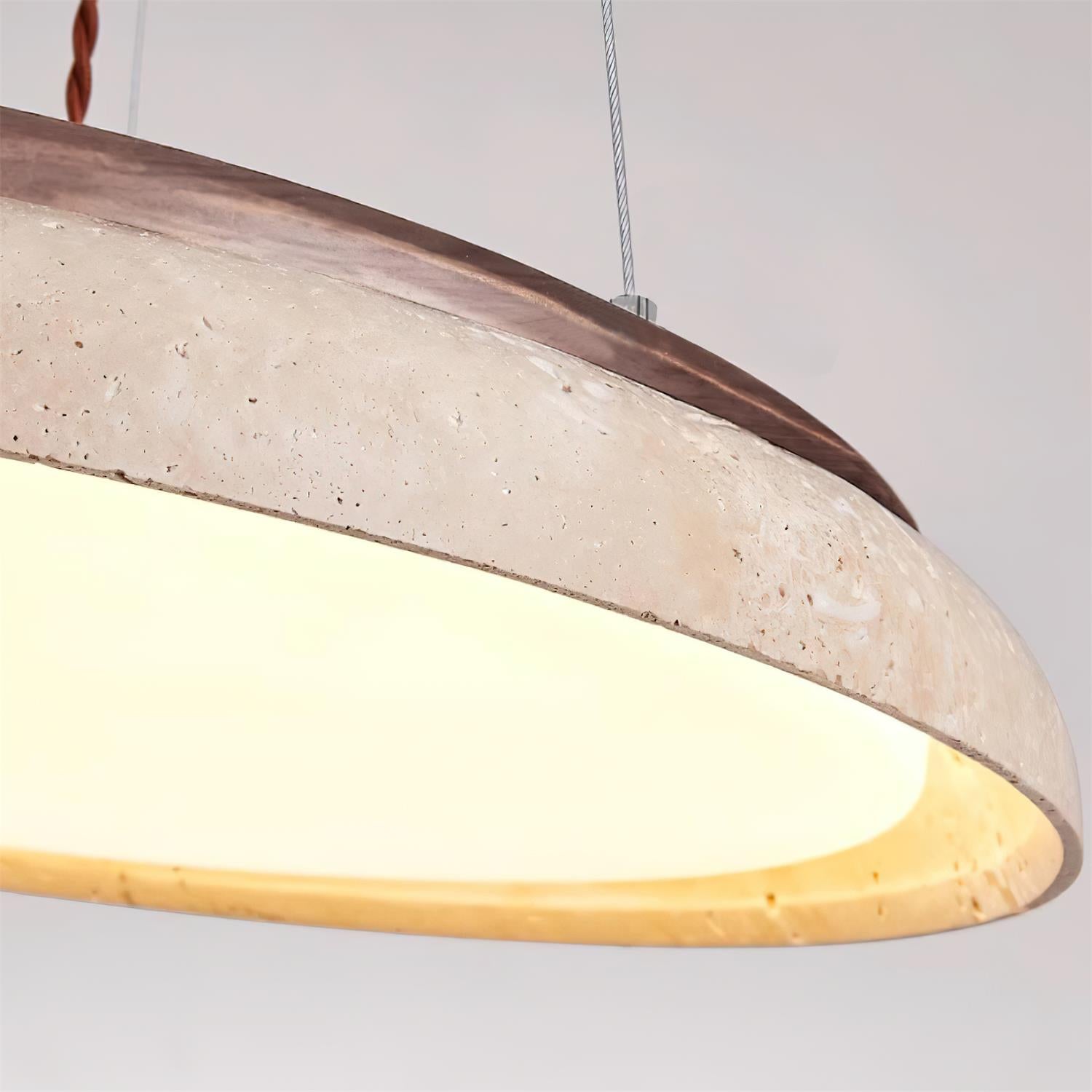 Ritta Piedra Travertine Pendant Light - Letslighting