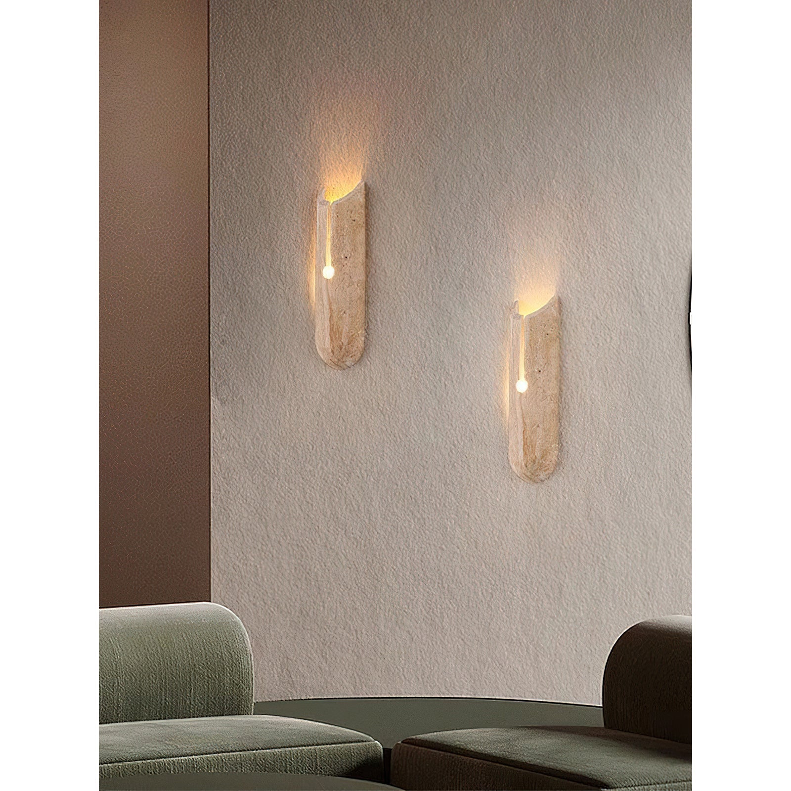 Olnorila Modern Minimalist Travertine Wall Lamp - Letslighting