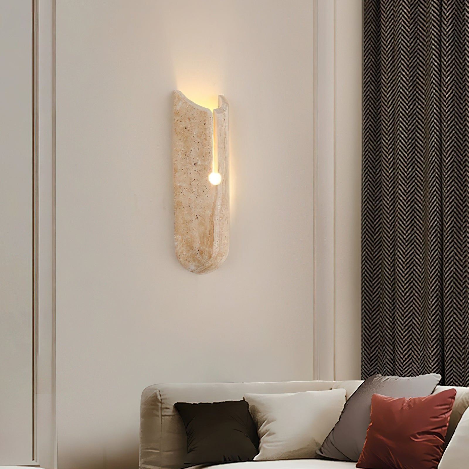 Olnorila Modern Minimalist Travertine Wall Lamp - Letslighting