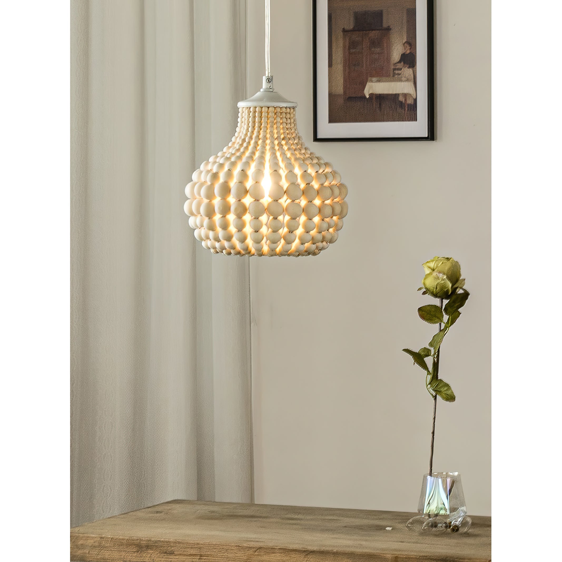 Ilirel Perlen Pendelleuchte-Letslighting