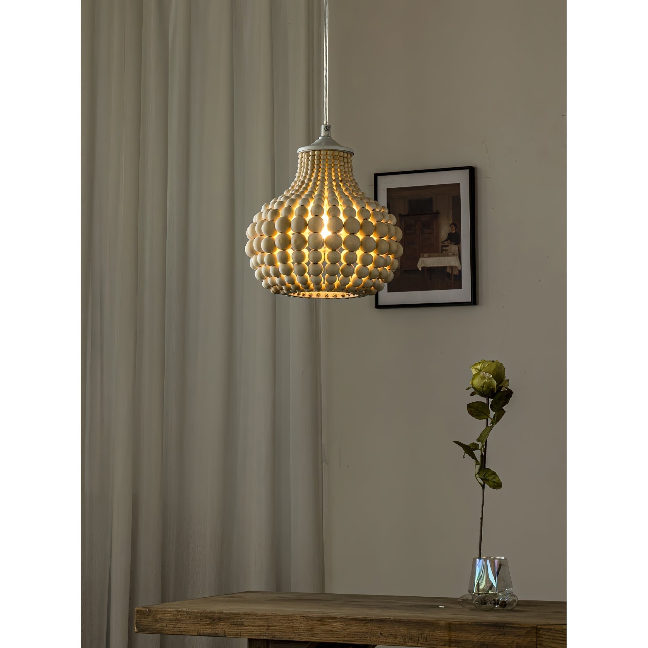 Ilirel Perlen Pendelleuchte-Letslighting