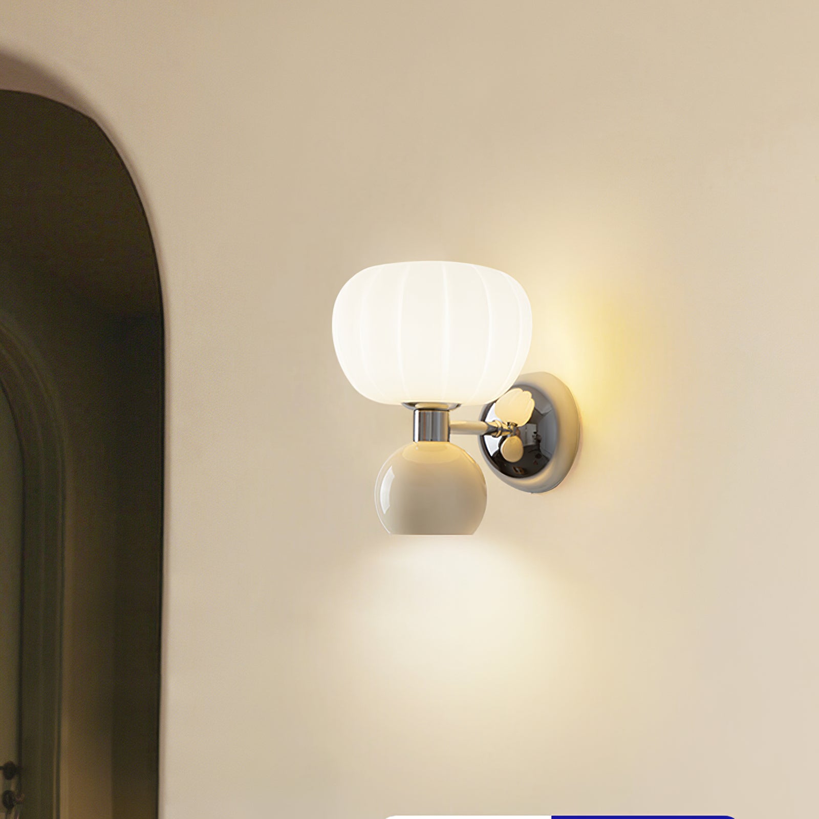 Syrinora Elegante Moderne Wandleuchte aus Chrom-Letslighting