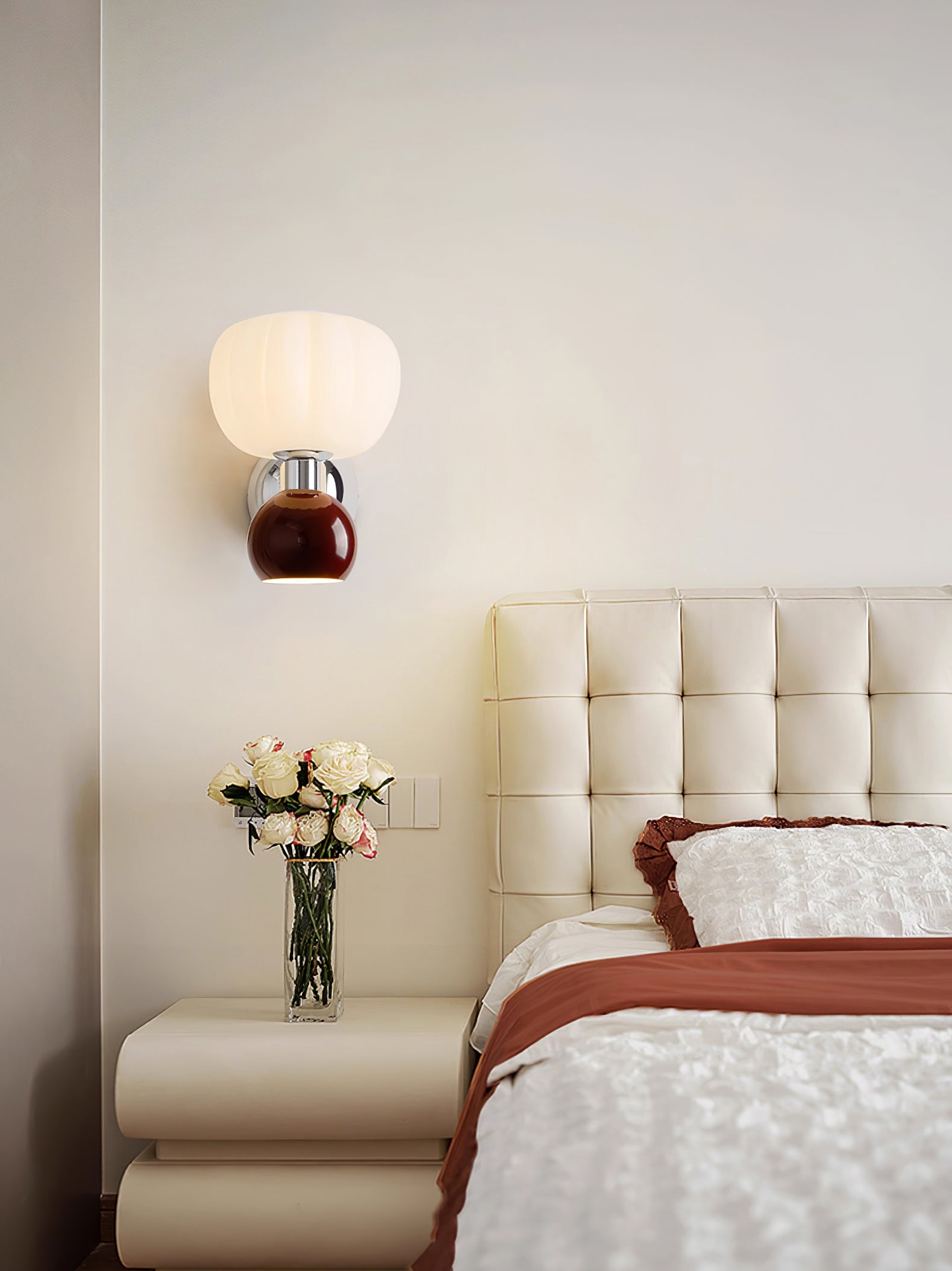 Syrinora Elegante Moderne Wandleuchte aus Chrom-Letslighting