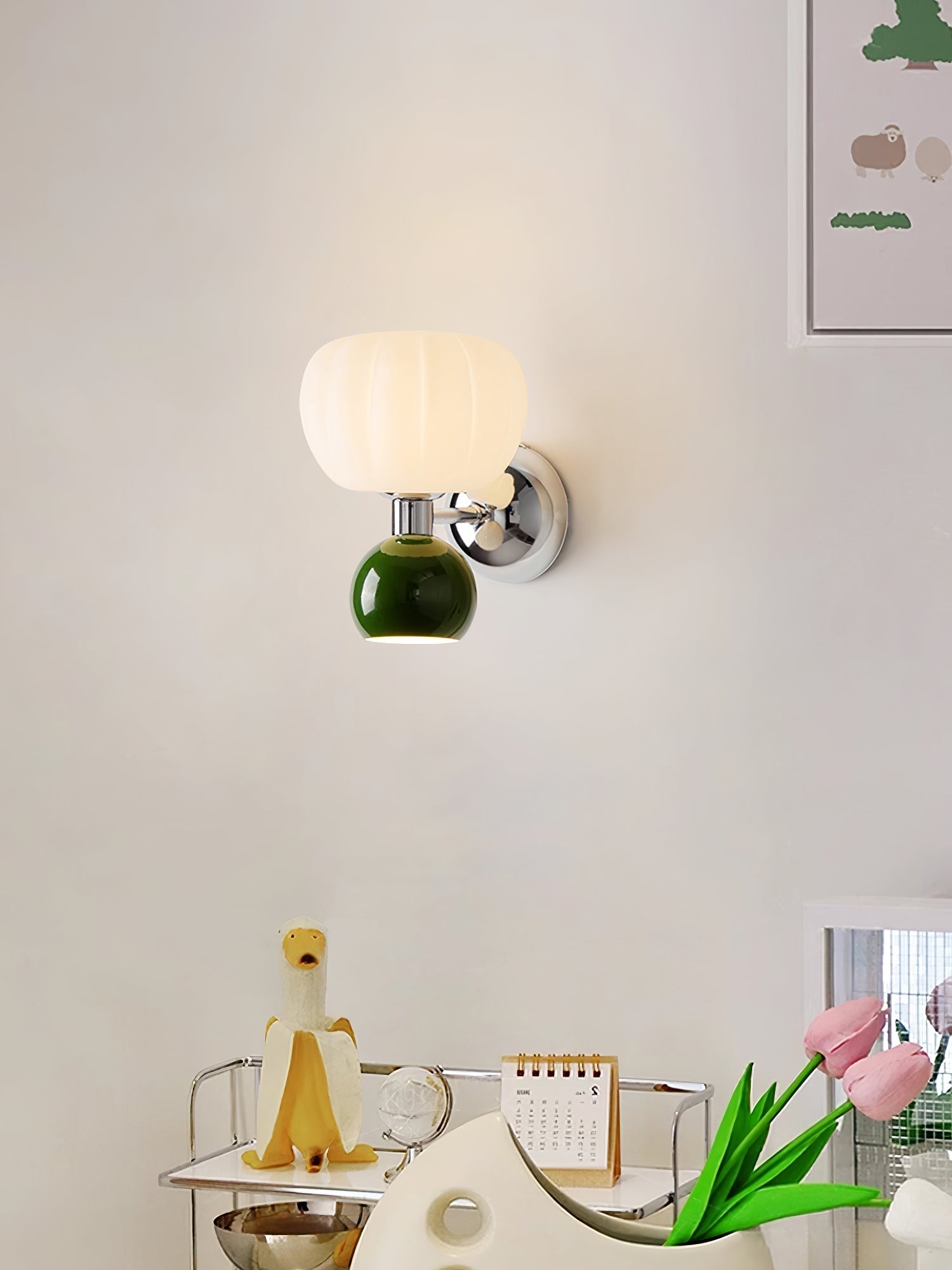 Syrinora Elegante Moderne Wandleuchte aus Chrom-Letslighting