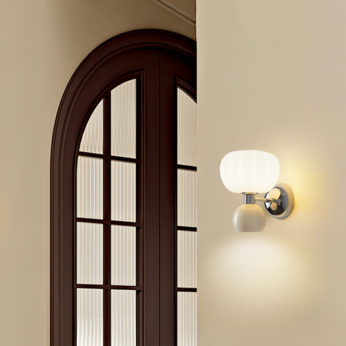 Syrinora Elegante Moderne Wandleuchte aus Chrom-Letslighting