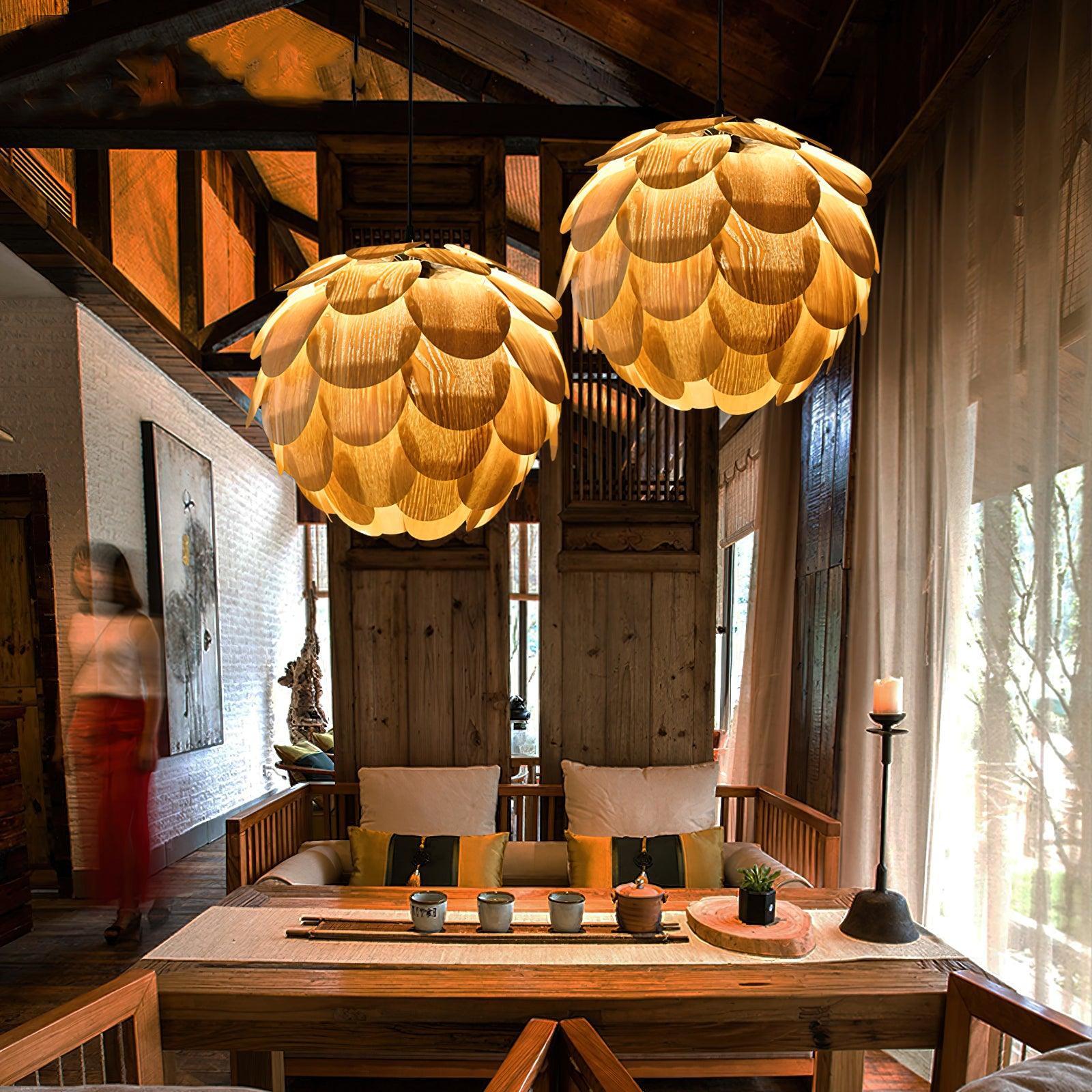 Wlara Modern Holz Pendelleuchte Leuchte-Letslighting