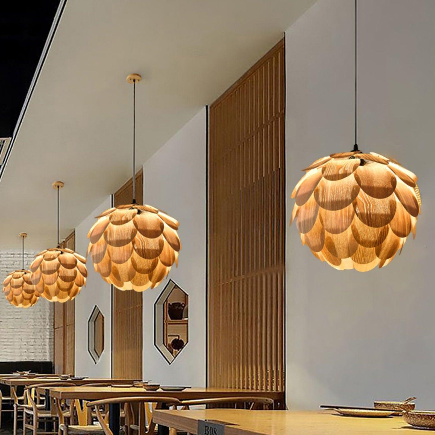 Wlara Modern Holz Pendelleuchte Leuchte-Letslighting