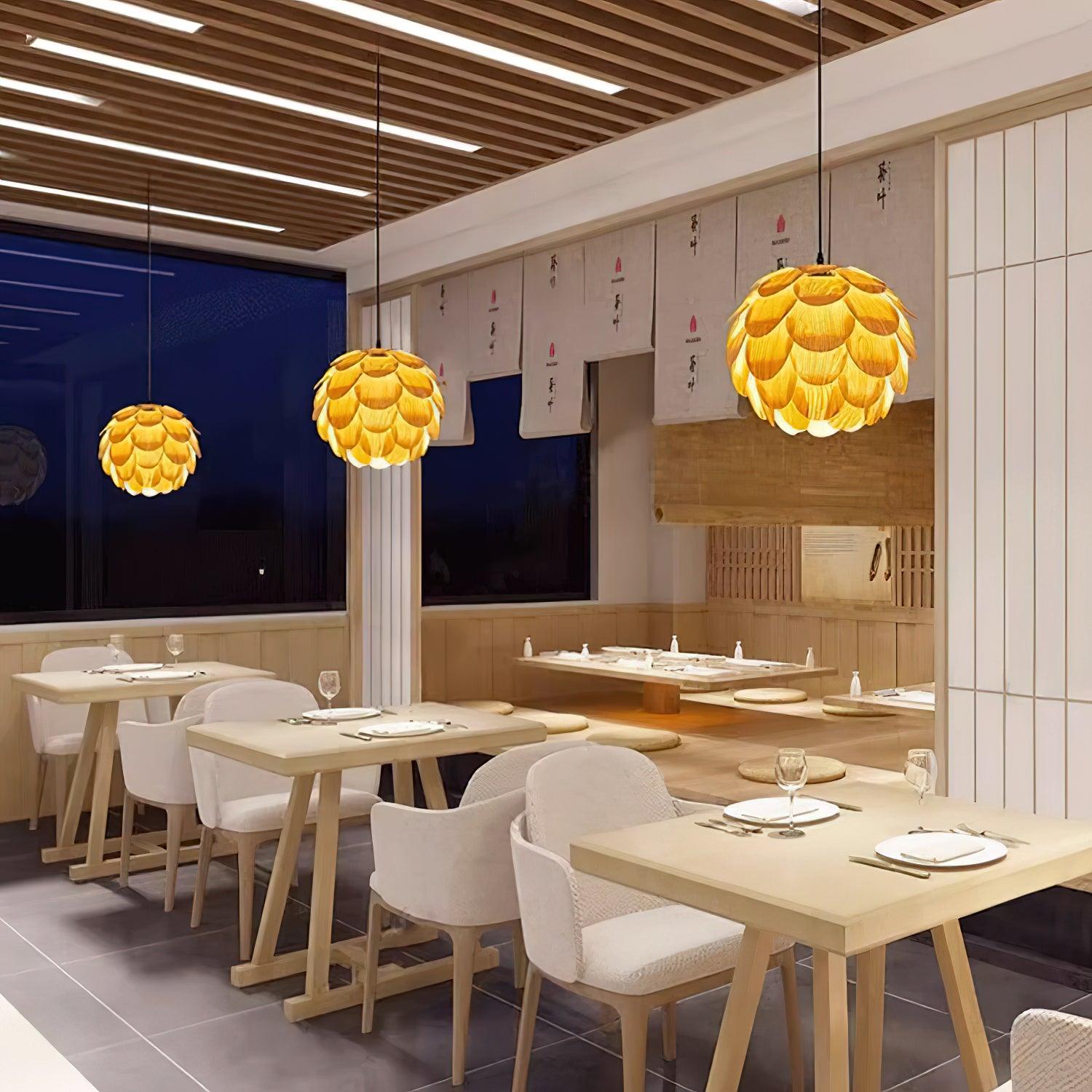 Wlara Modern Holz Pendelleuchte Leuchte-Letslighting