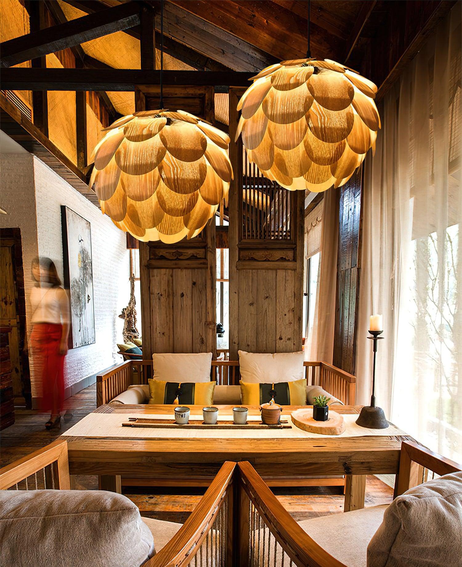Wlara Modern Holz Pendelleuchte Leuchte-Letslighting