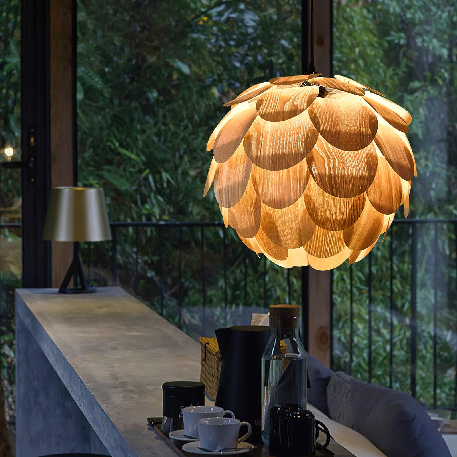 Wlara Modern Holz Pendelleuchte Leuchte-Letslighting