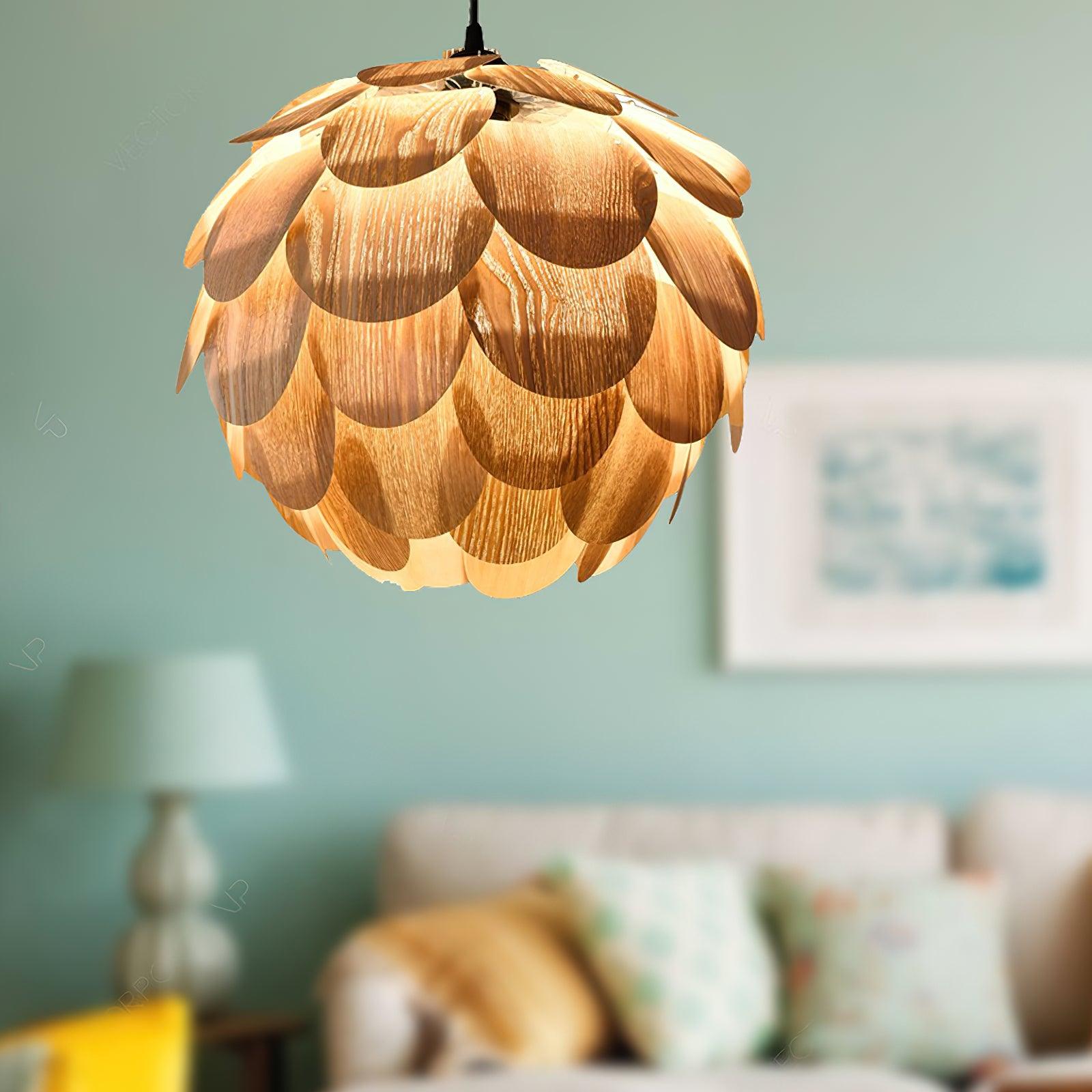 Wlara Modern Holz Pendelleuchte Leuchte-Letslighting