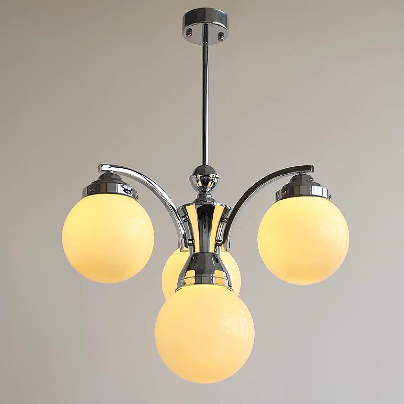 Lustra Eleganter Kronleuchter aus Rosa Glas-Letslighting